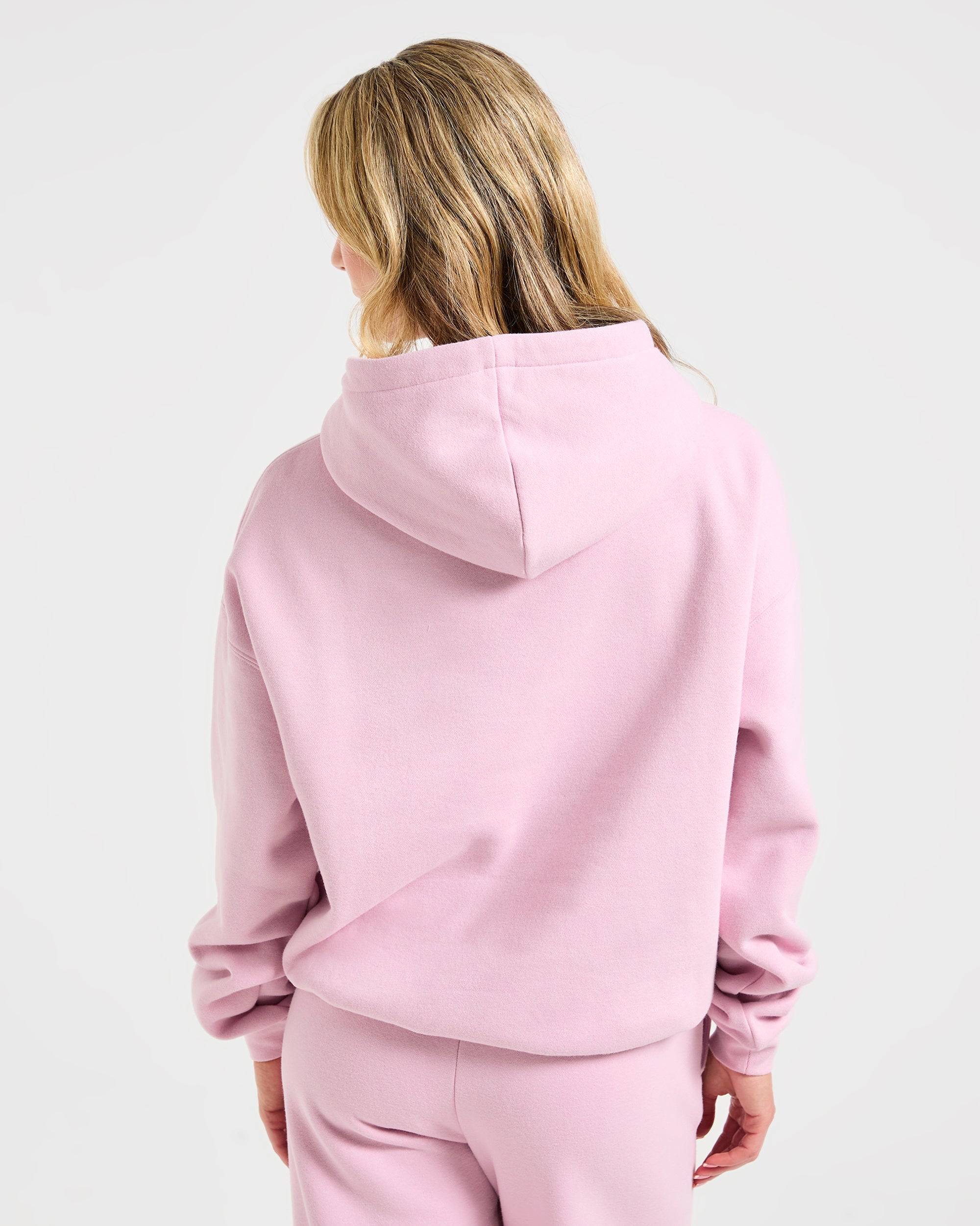 Varsity 2.0 Oversized Hoodie - Iced Rose