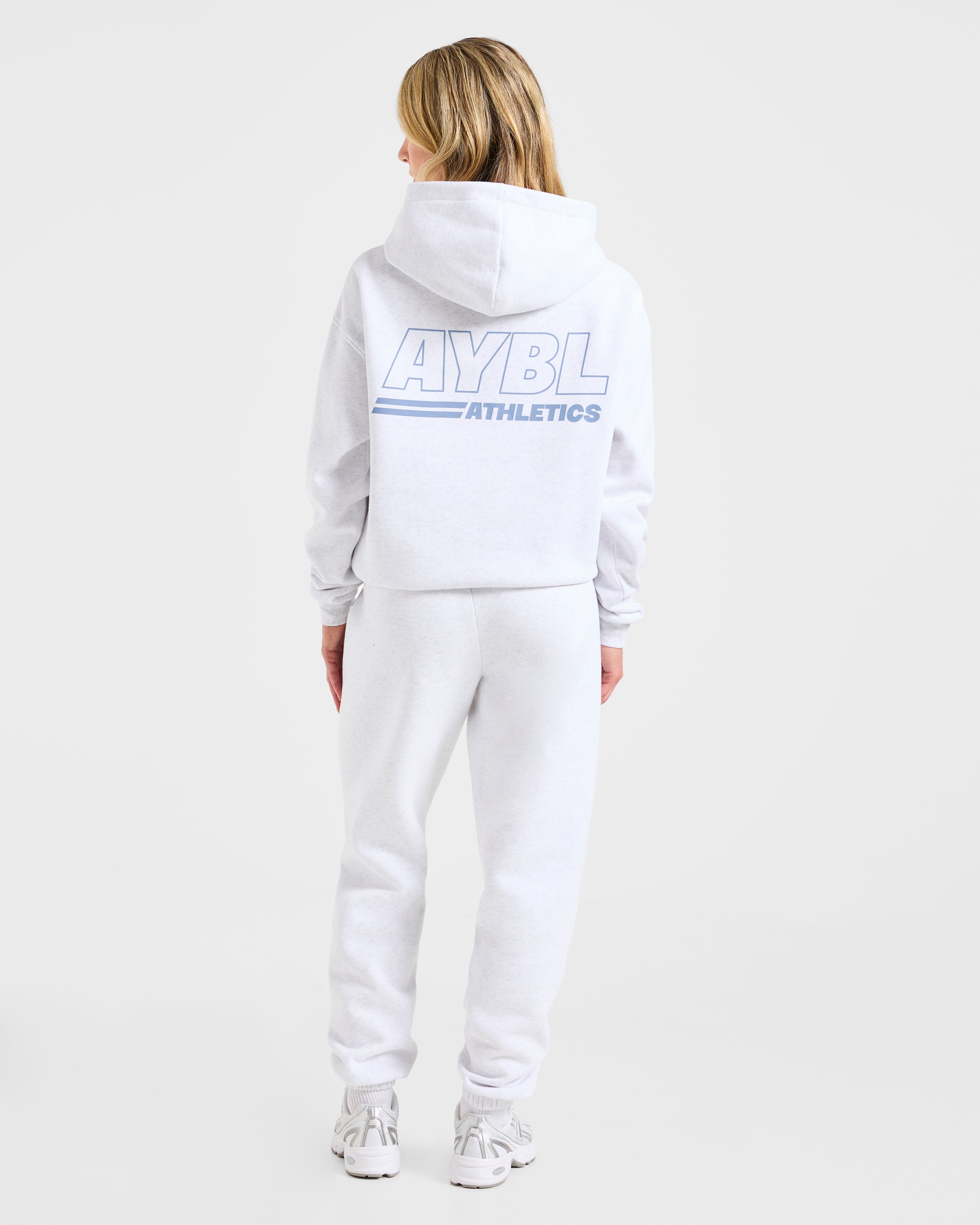 Athletics Track Oversized Joggers - Heather Gris/Slate Bleu