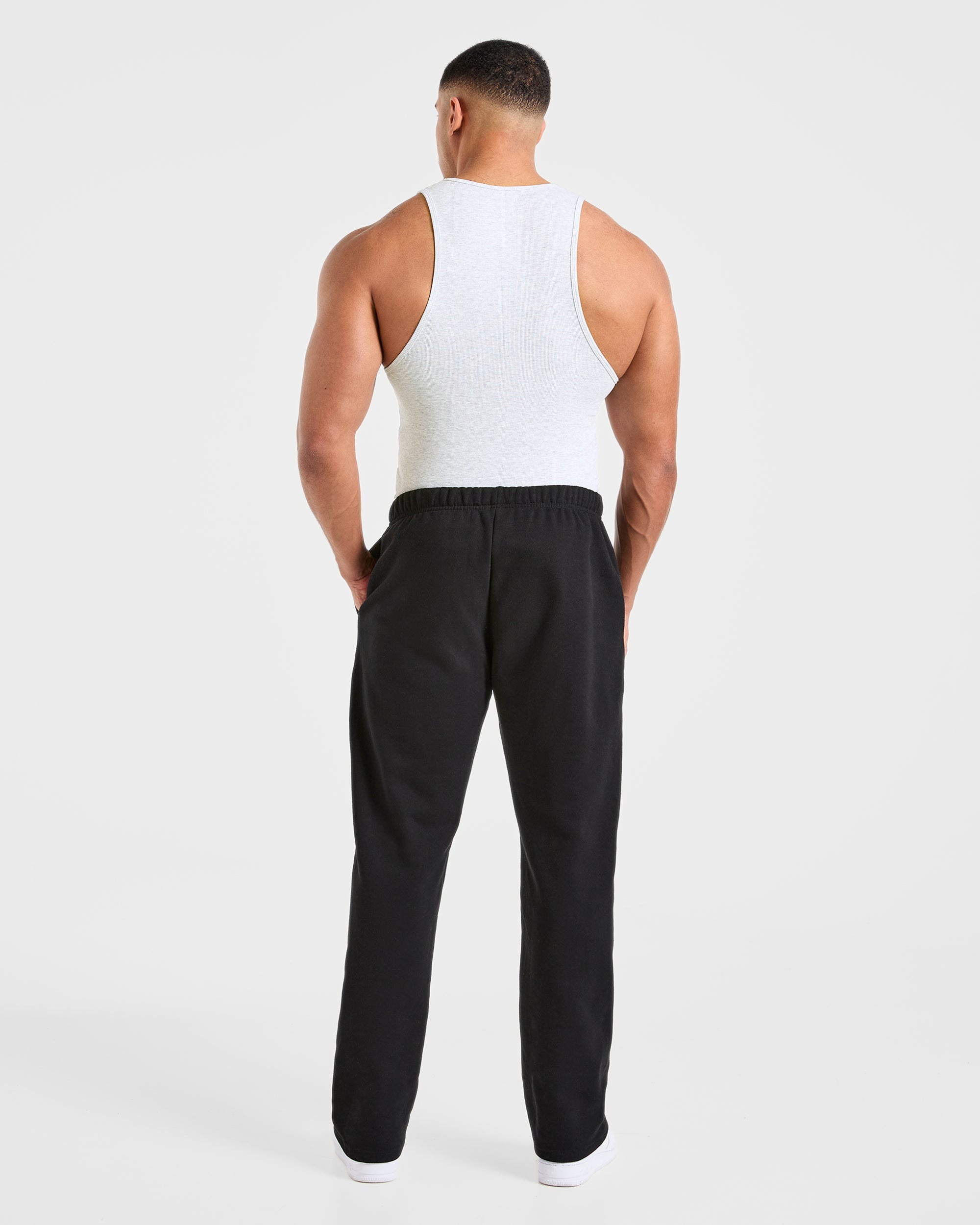 Muscle Ribbed Tank - Light Gris Marl