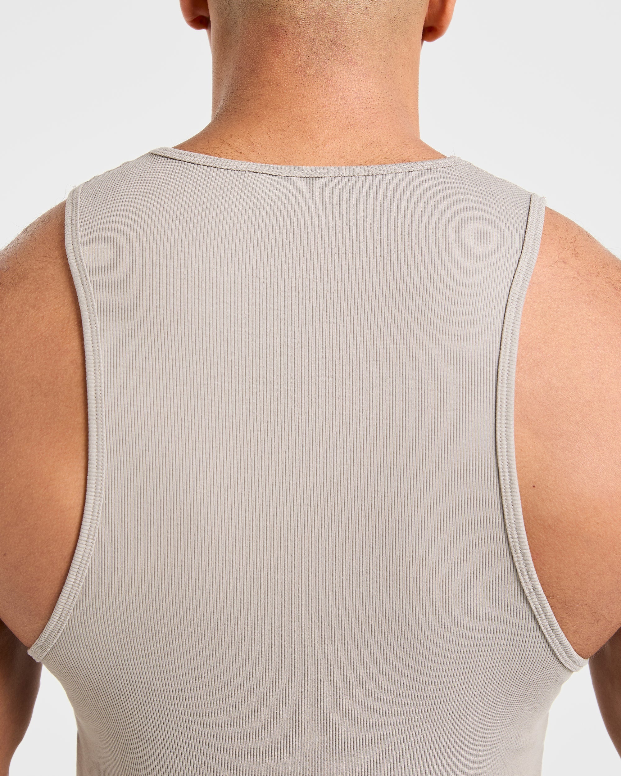 Muscle Ribbed Tank - Cloud Gris
