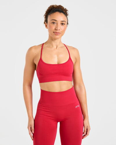 Empower Seamless Sports Bra - Rouge