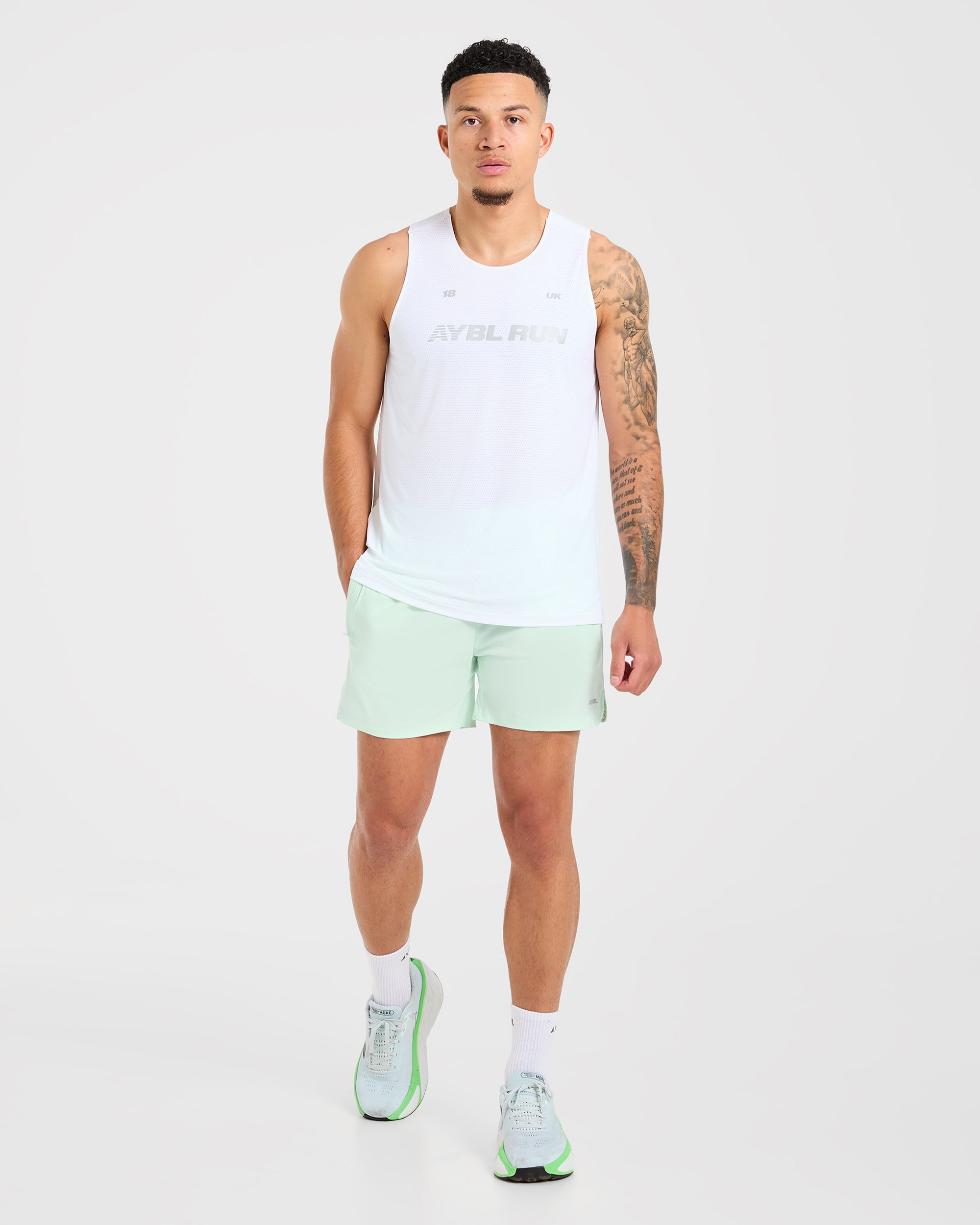 Run Loose Tank - Blanc