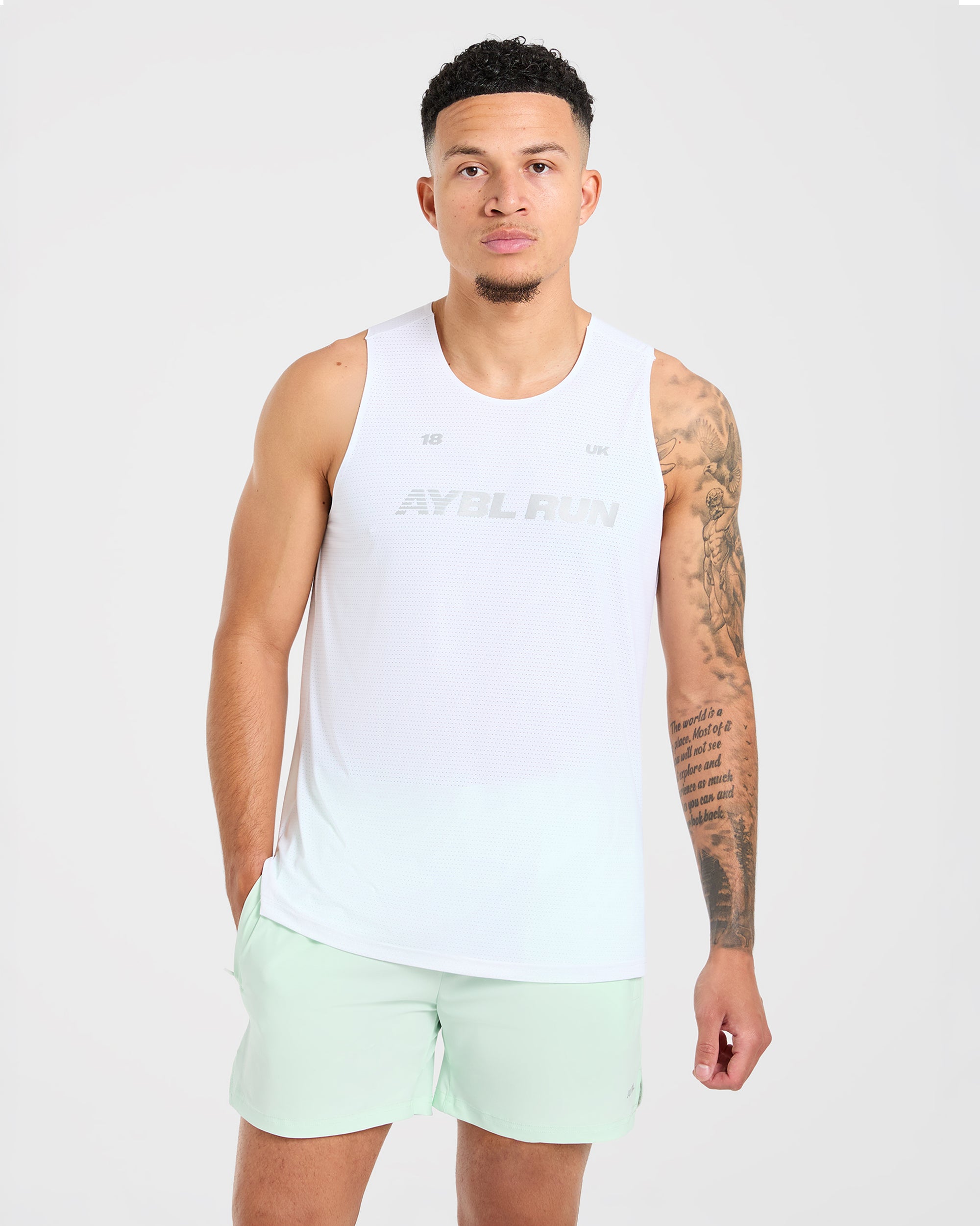 Run Loose Tank - Blanc