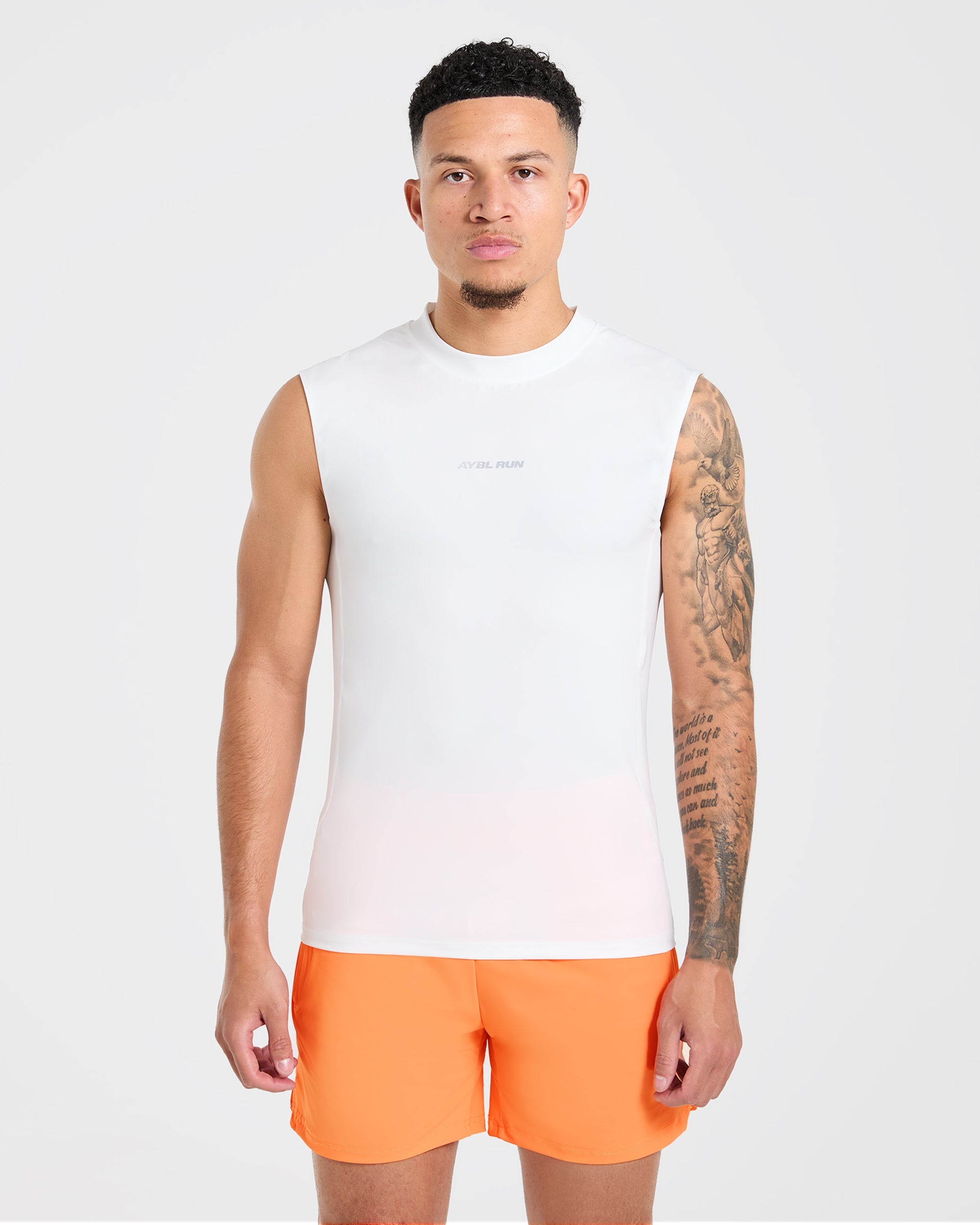 Run Slim Tank - Blanc