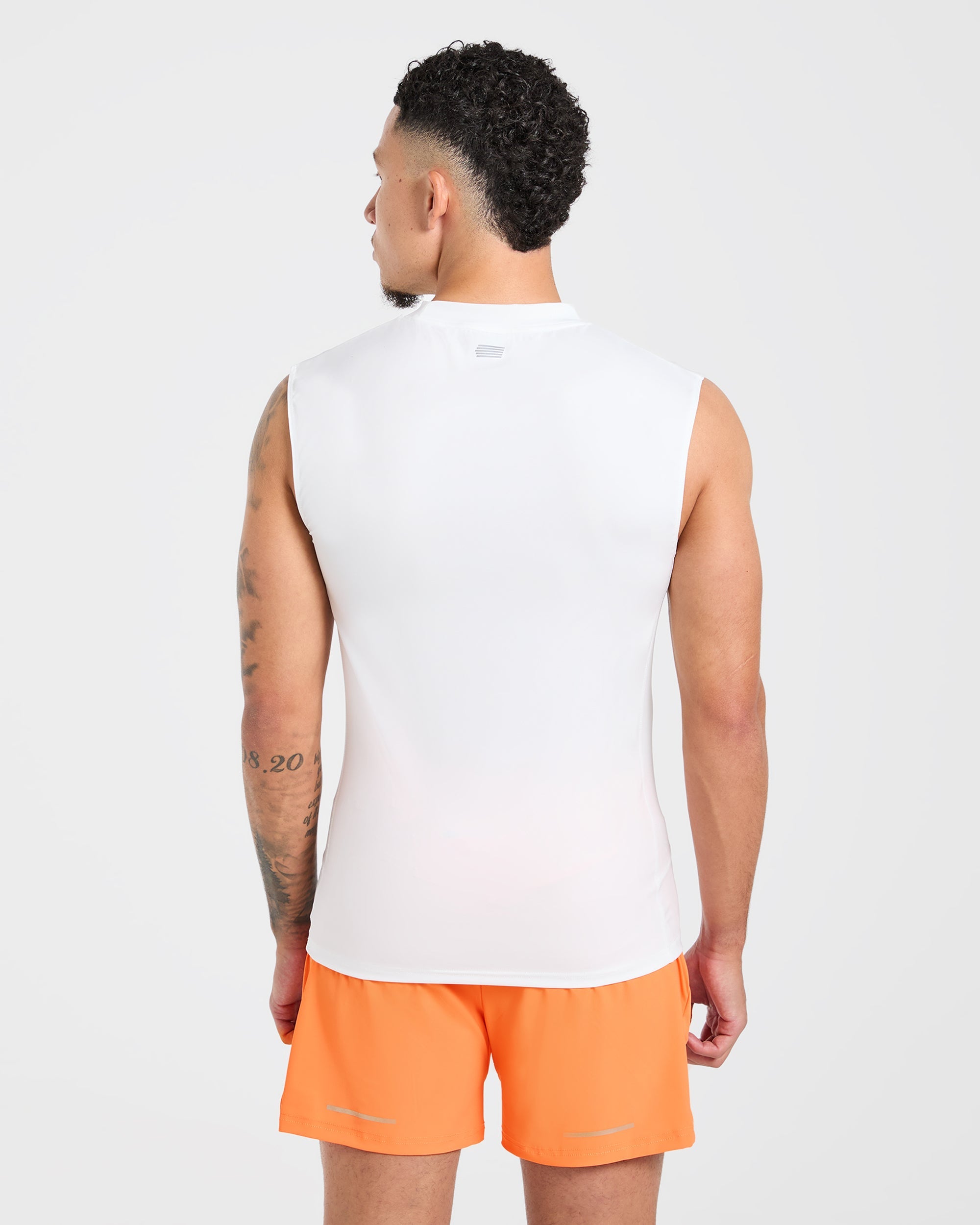 Run Slim Tank - Blanc