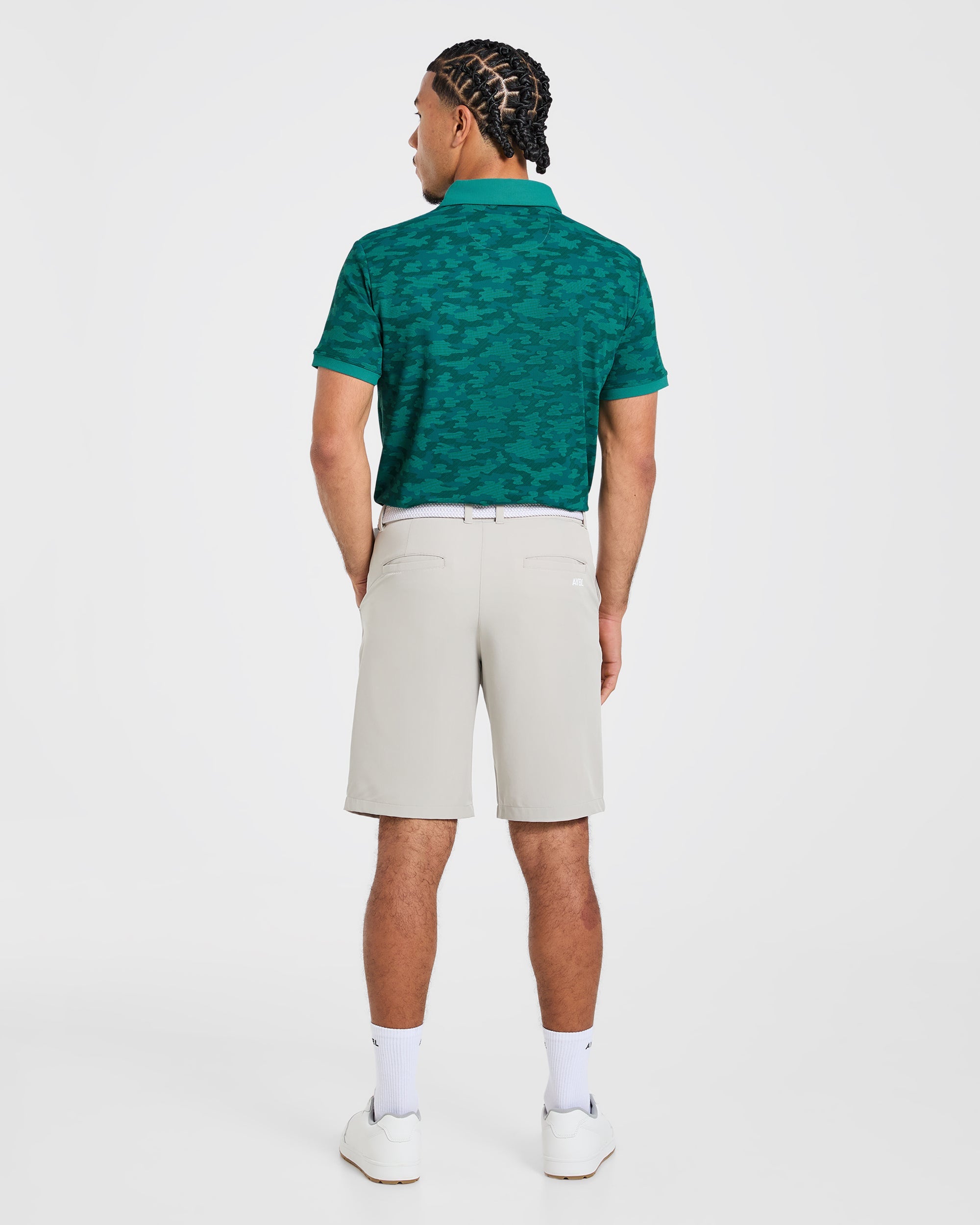 Precision Camo Polo - Pine Teal