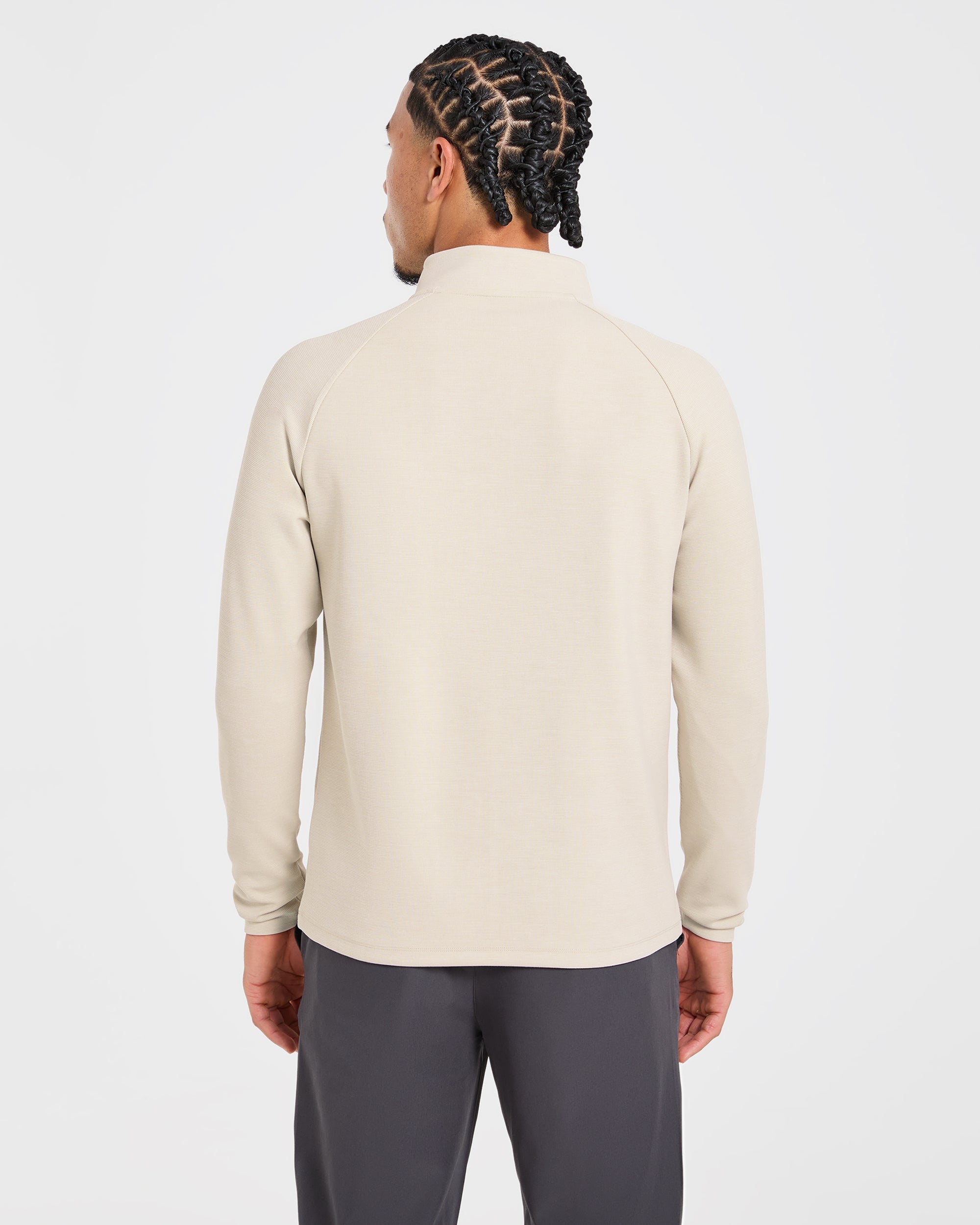 Precision Hybrid 1/4 Zip Pullover - Sand