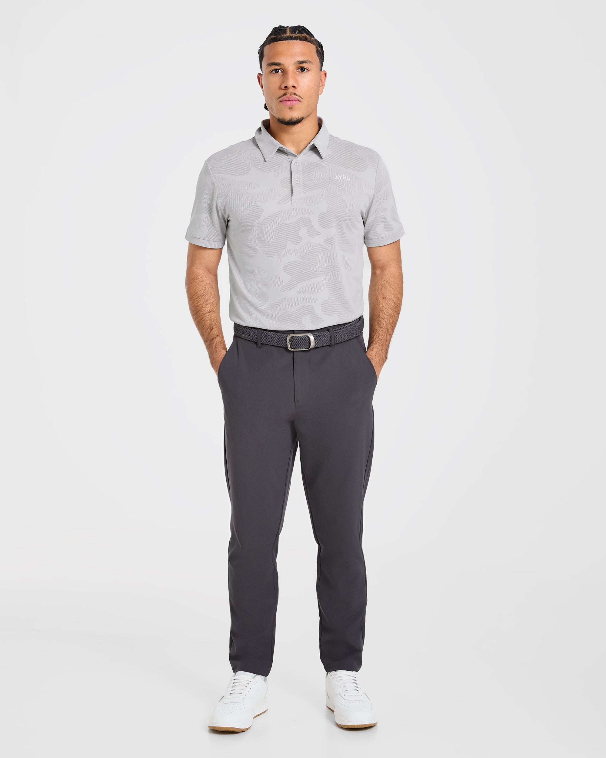Camo Polo - Ice Gris