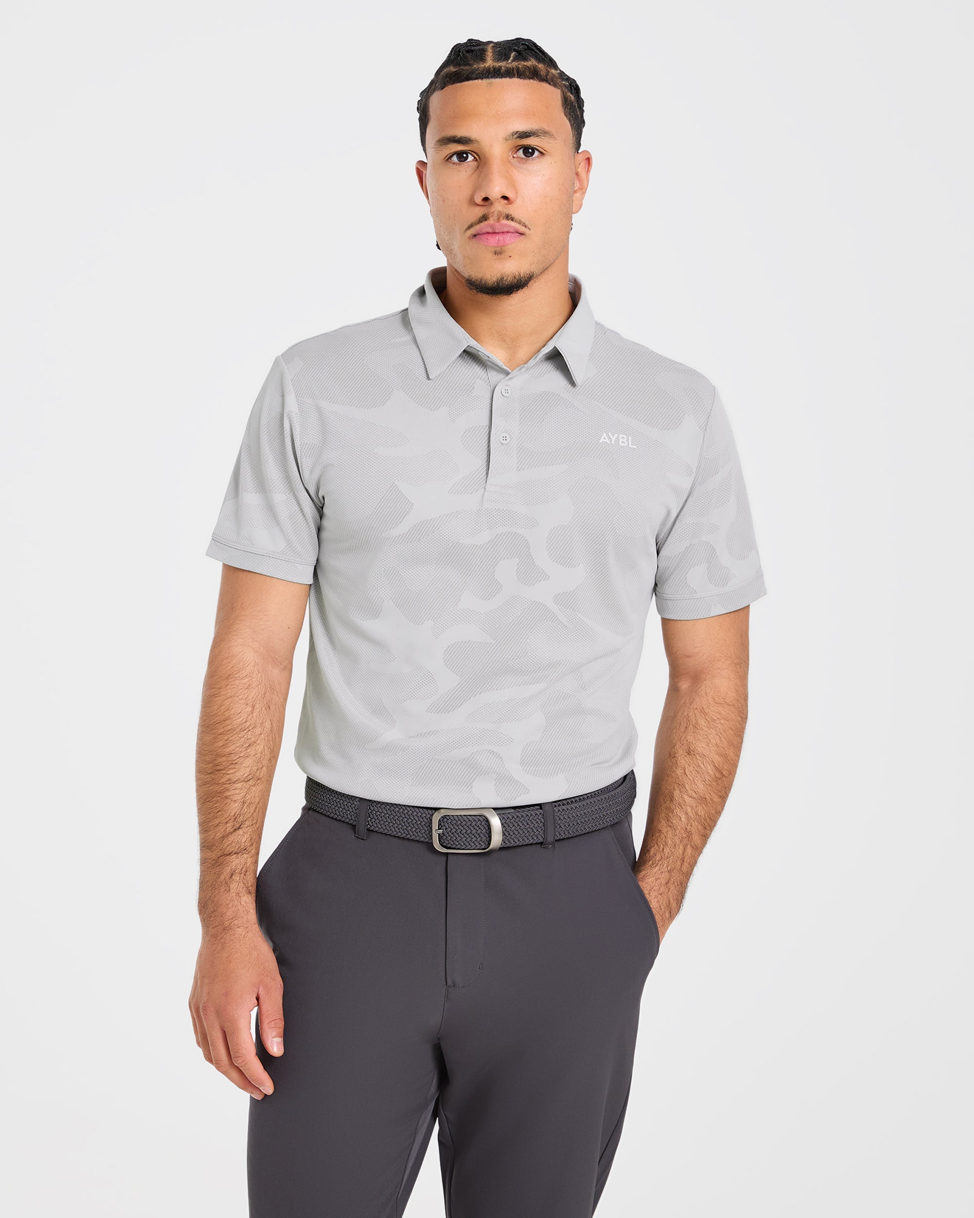 Camo Polo - Ice Gris