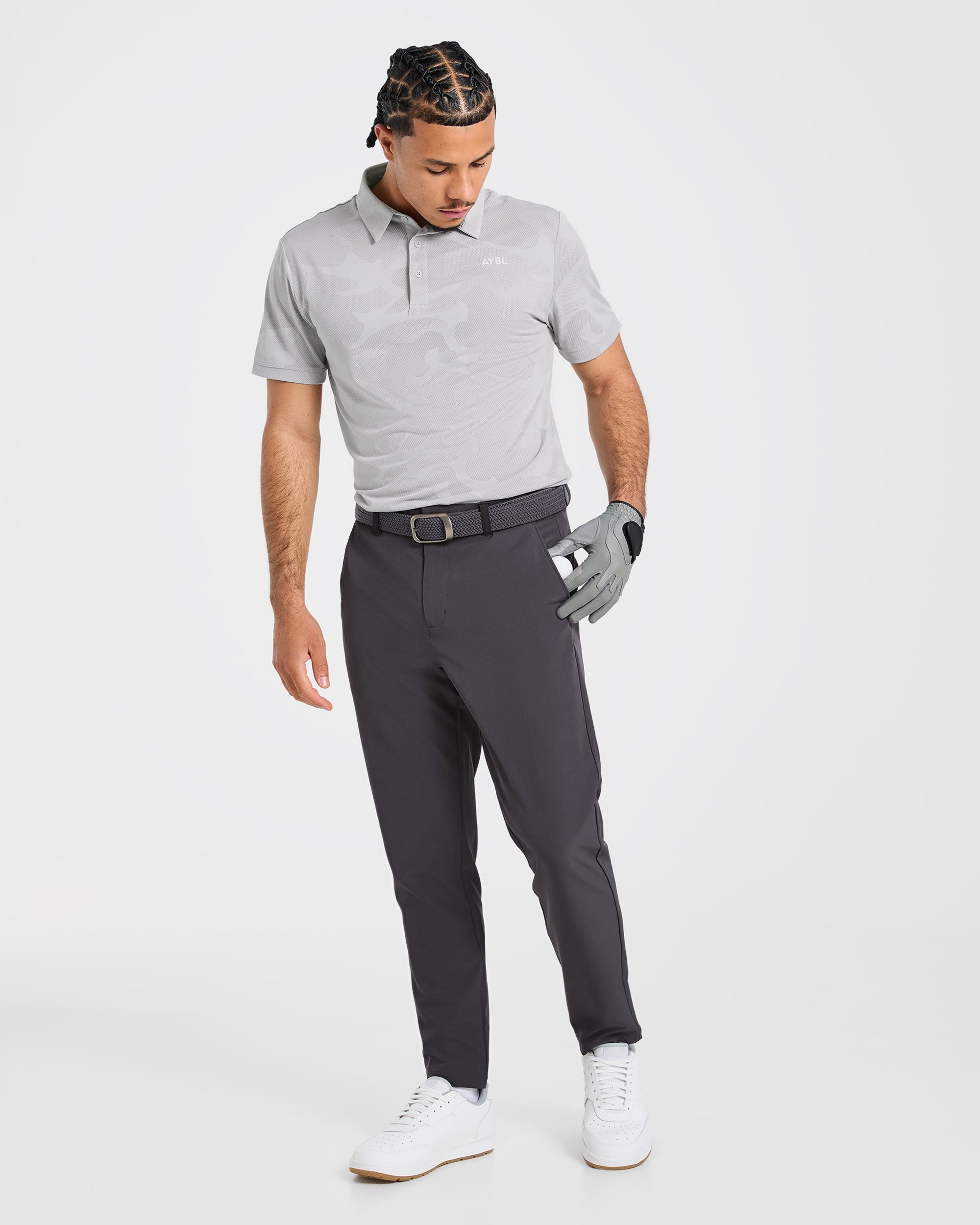 Camo Polo - Ice Gris