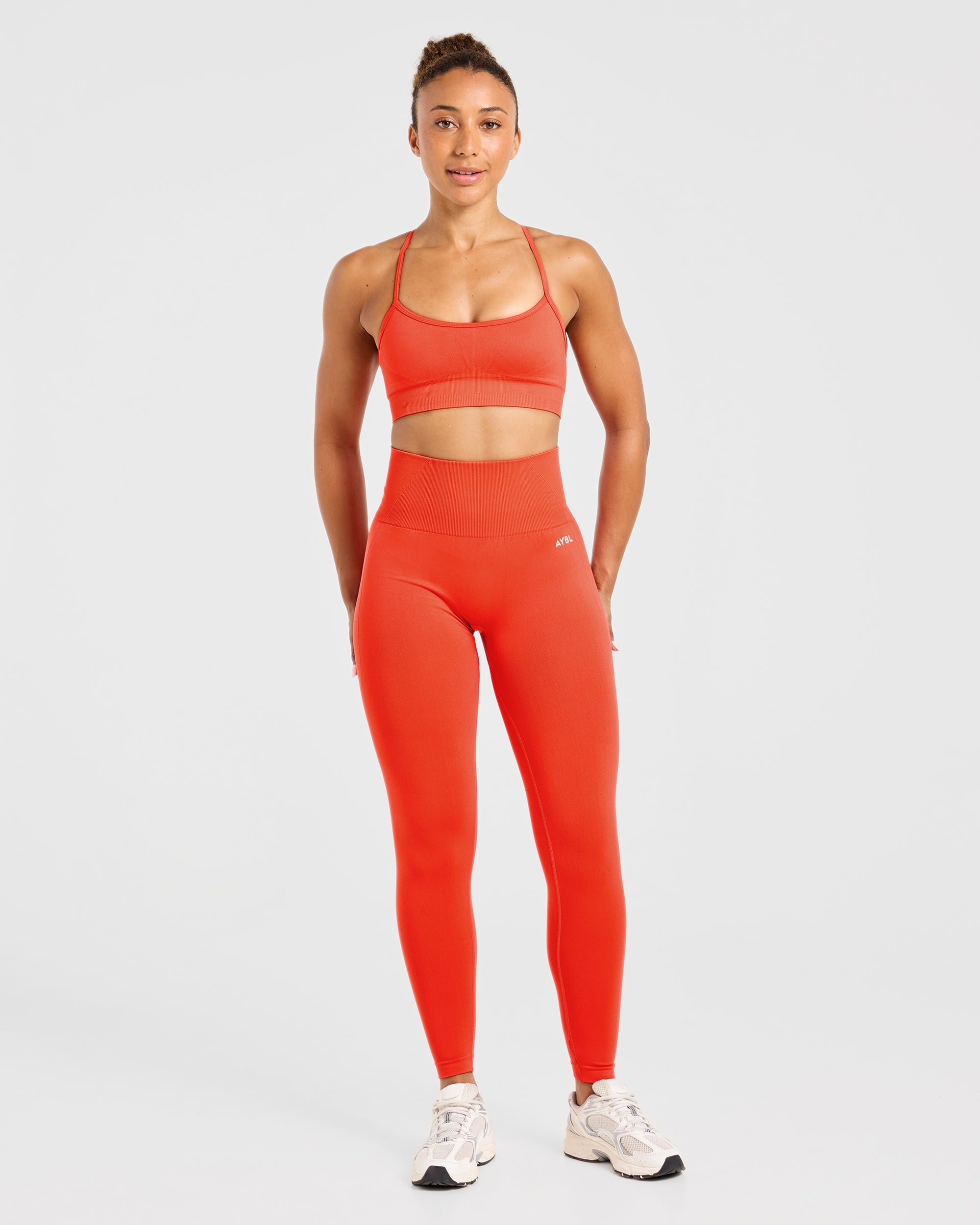 Empower Seamless Sports Bra - Hot Orange