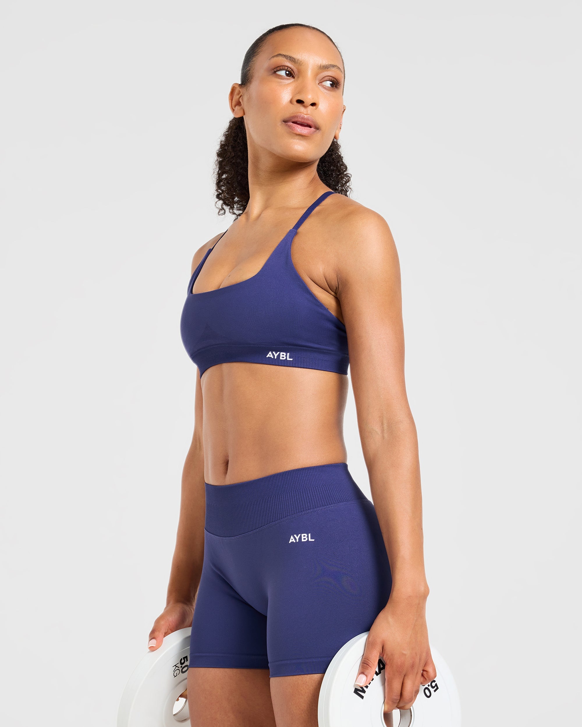 Enhance Seamless Sports Bra - Storm Blue