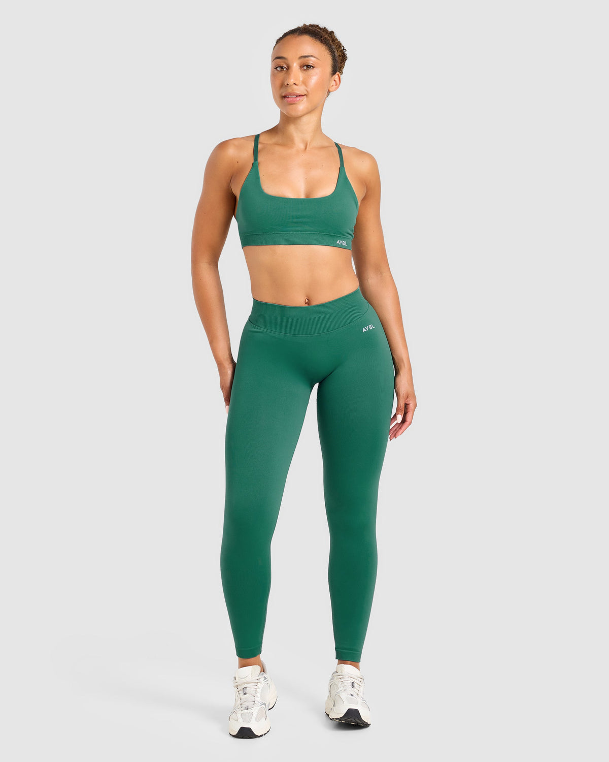 Enhance Seamless Sports Bra - Evergreen