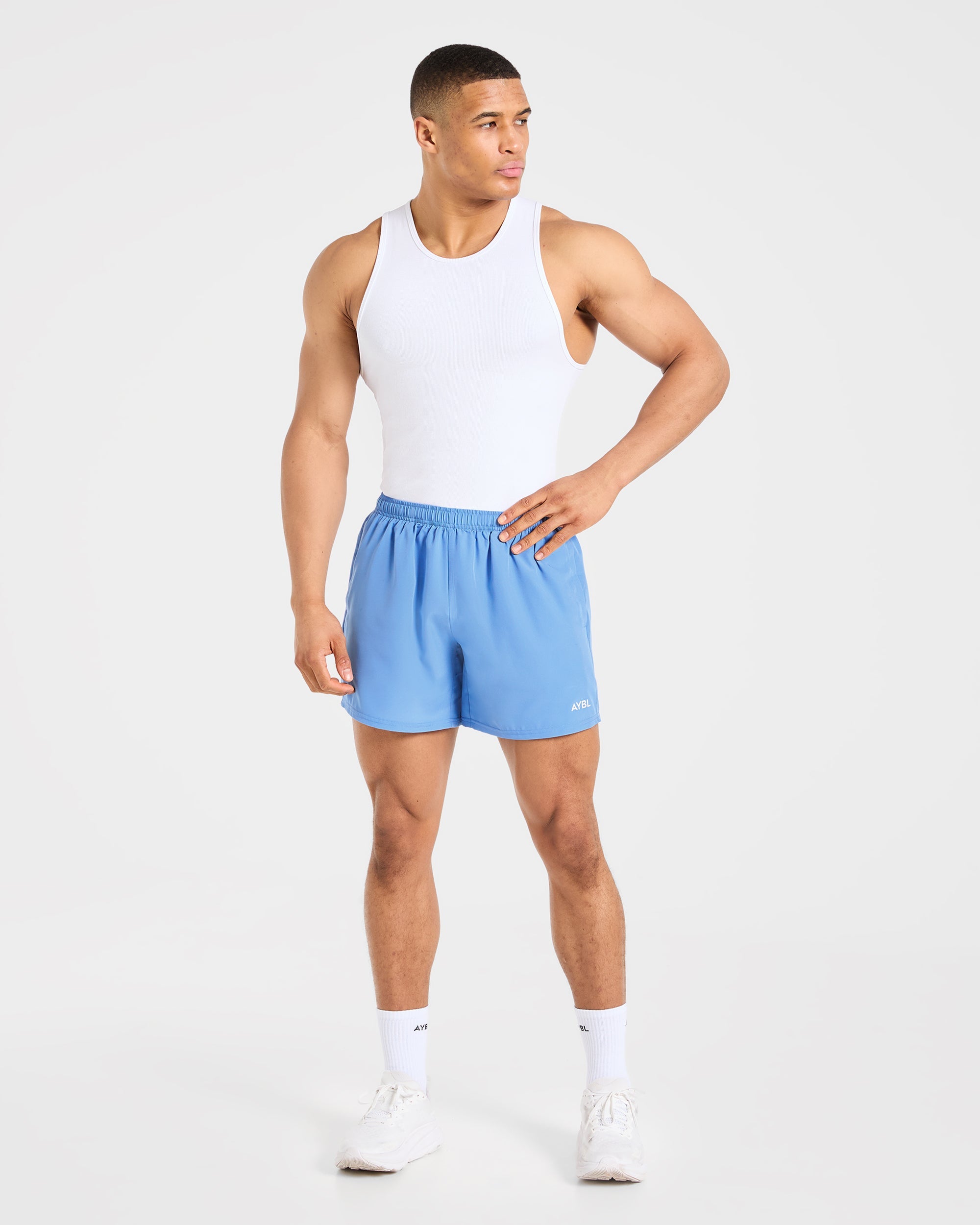 Core 5" Shorts - Muted Bleu