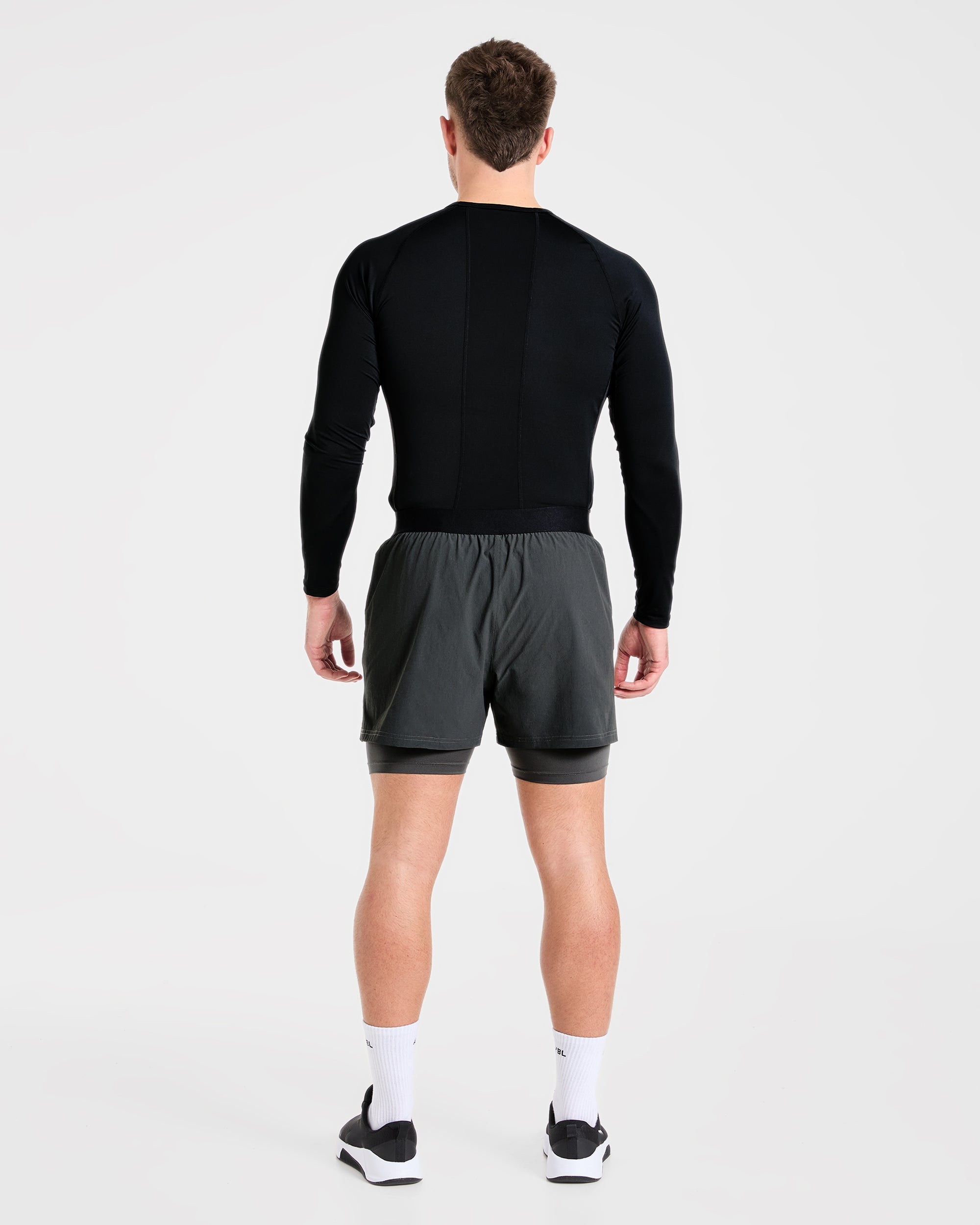 Signature 2 in 1 Shorts - Charcoal