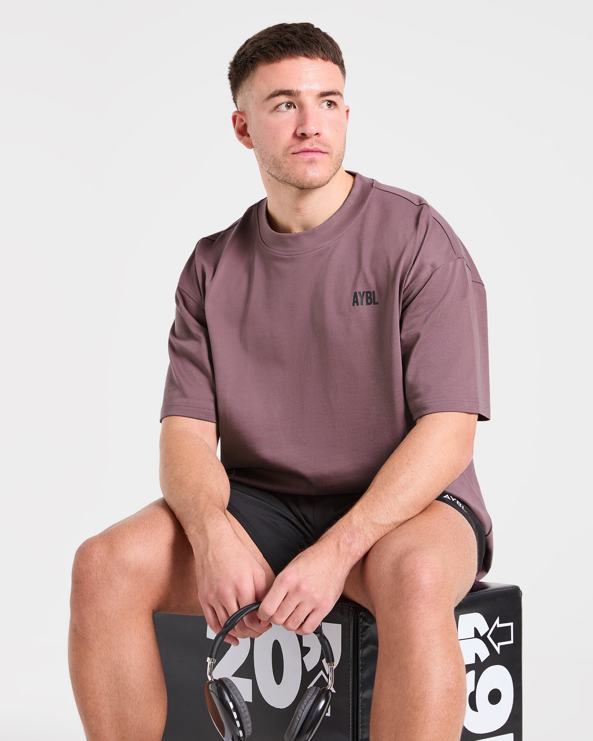 AYBL Iron Club Oversized T Shirt - Flint Violet