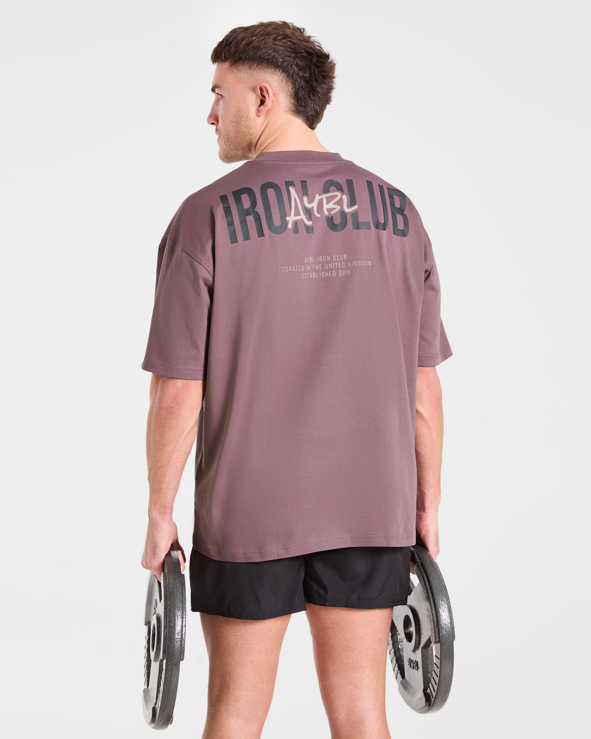 AYBL Iron Club Oversized T Shirt - Flint Violet