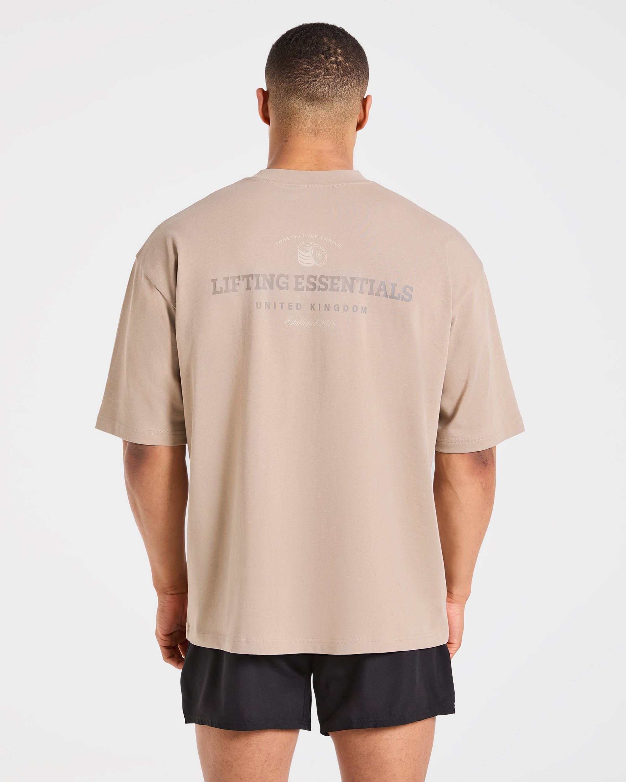 Apex Lifting Essentials Oversized T Shirt - Deep Fog