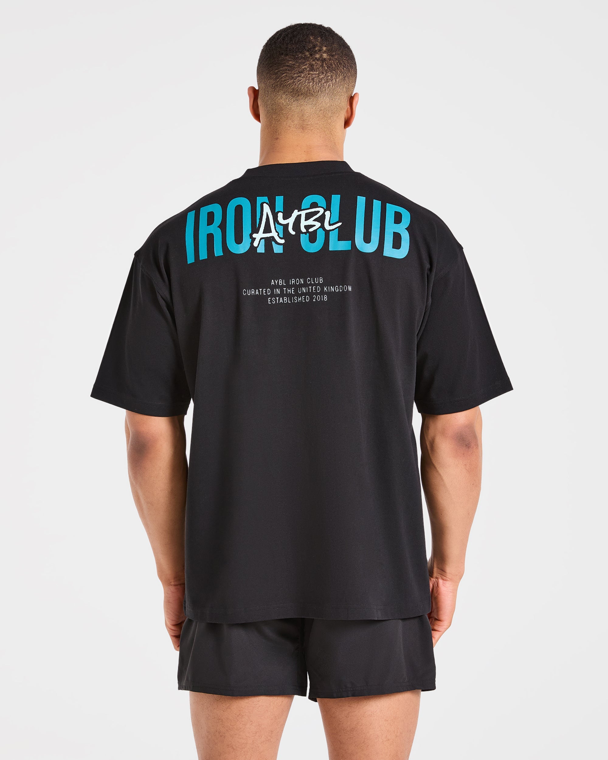 AYBL Iron Club Oversized T Shirt - Noir