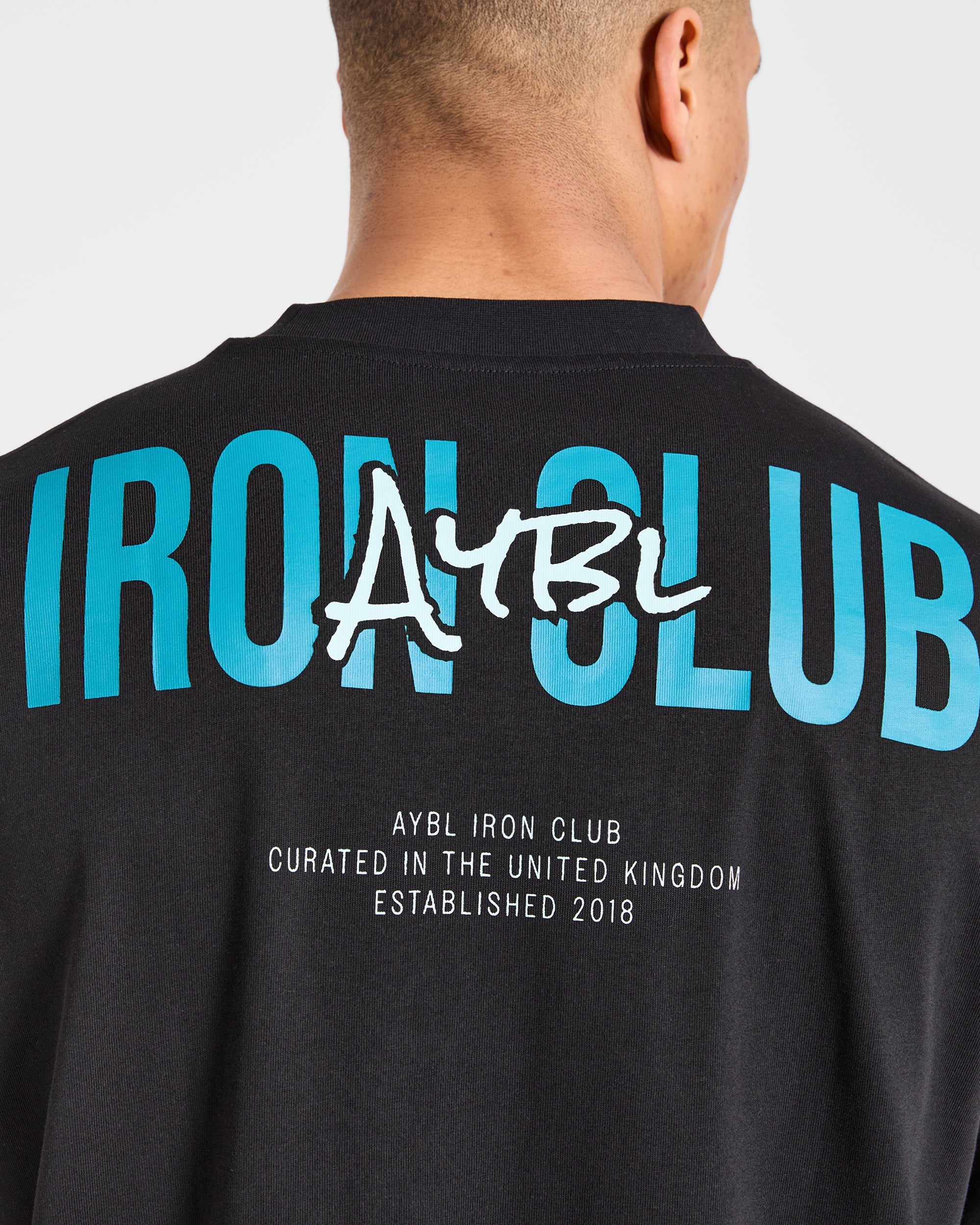 AYBL Iron Club Oversized T Shirt - Noir