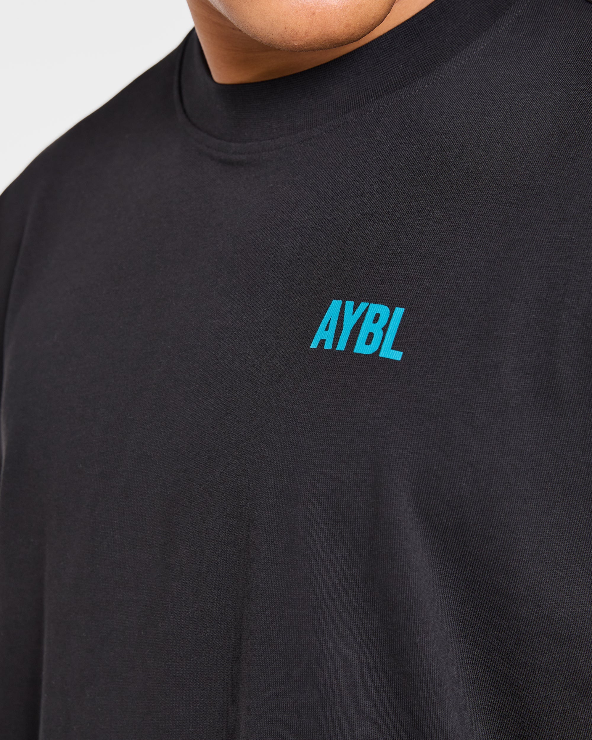 AYBL Iron Club Oversized T Shirt - Noir