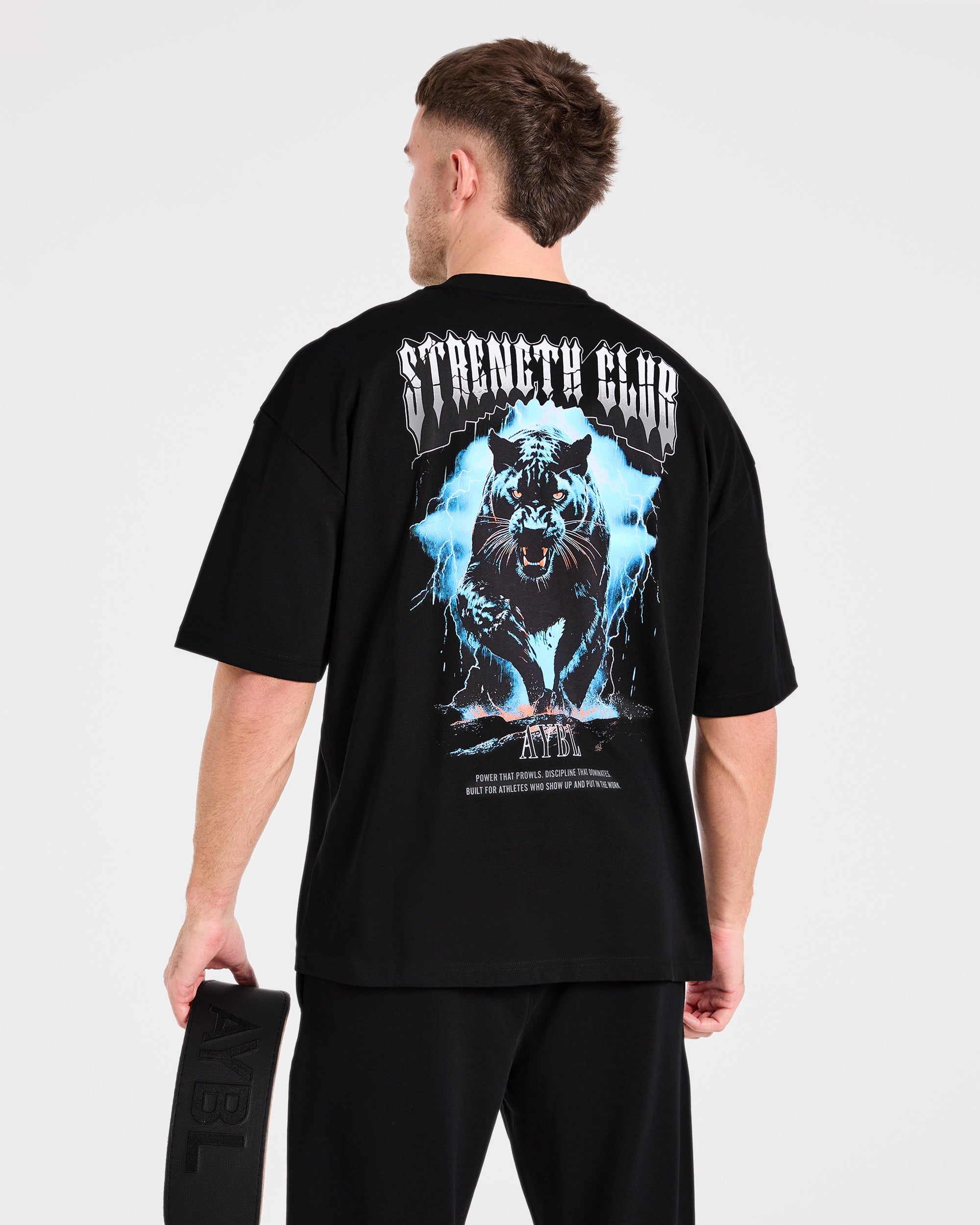 Hunt Your Goals Oversized T Shirt - Noir