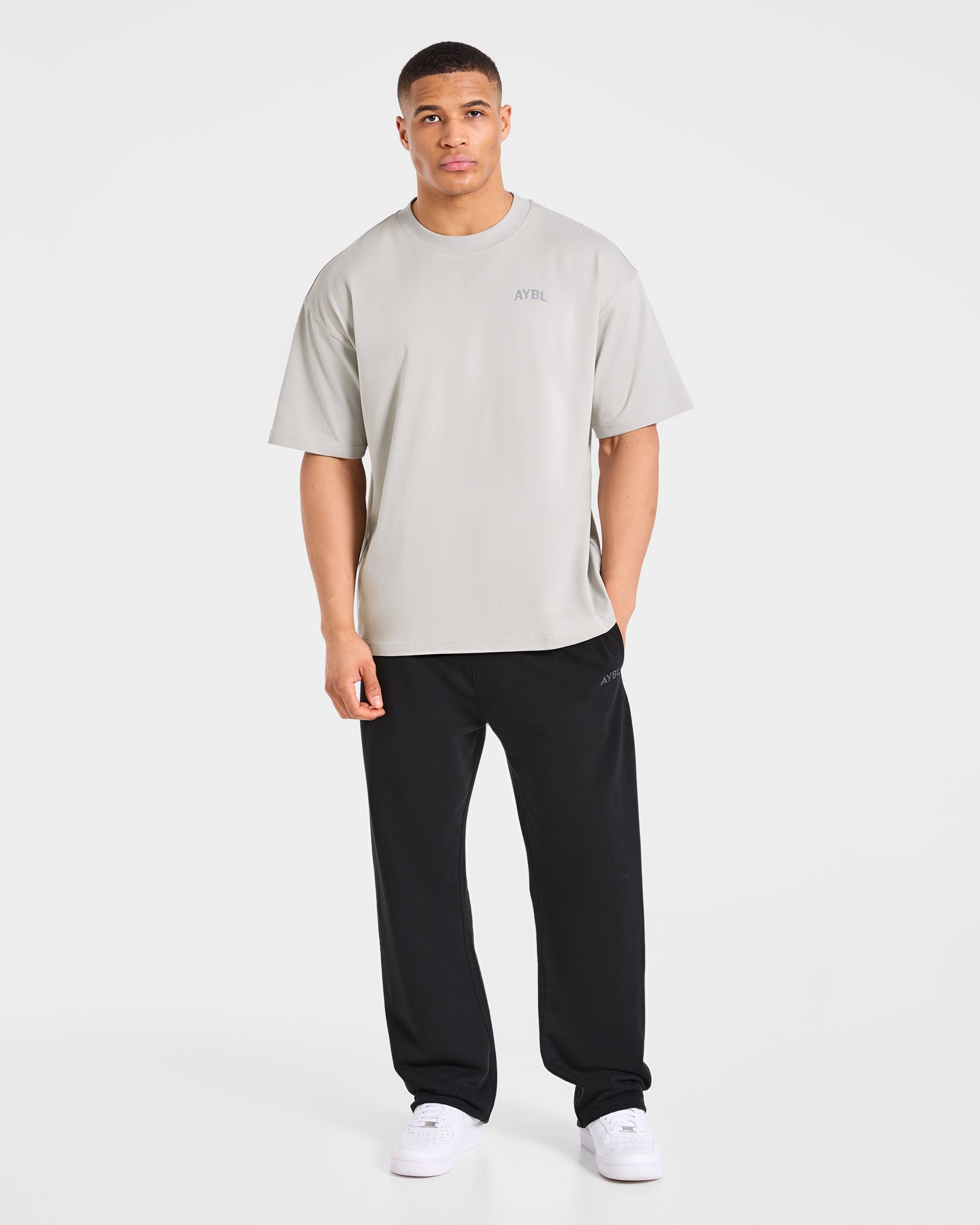 Strength Division Oversized T Shirt - Iced Gris