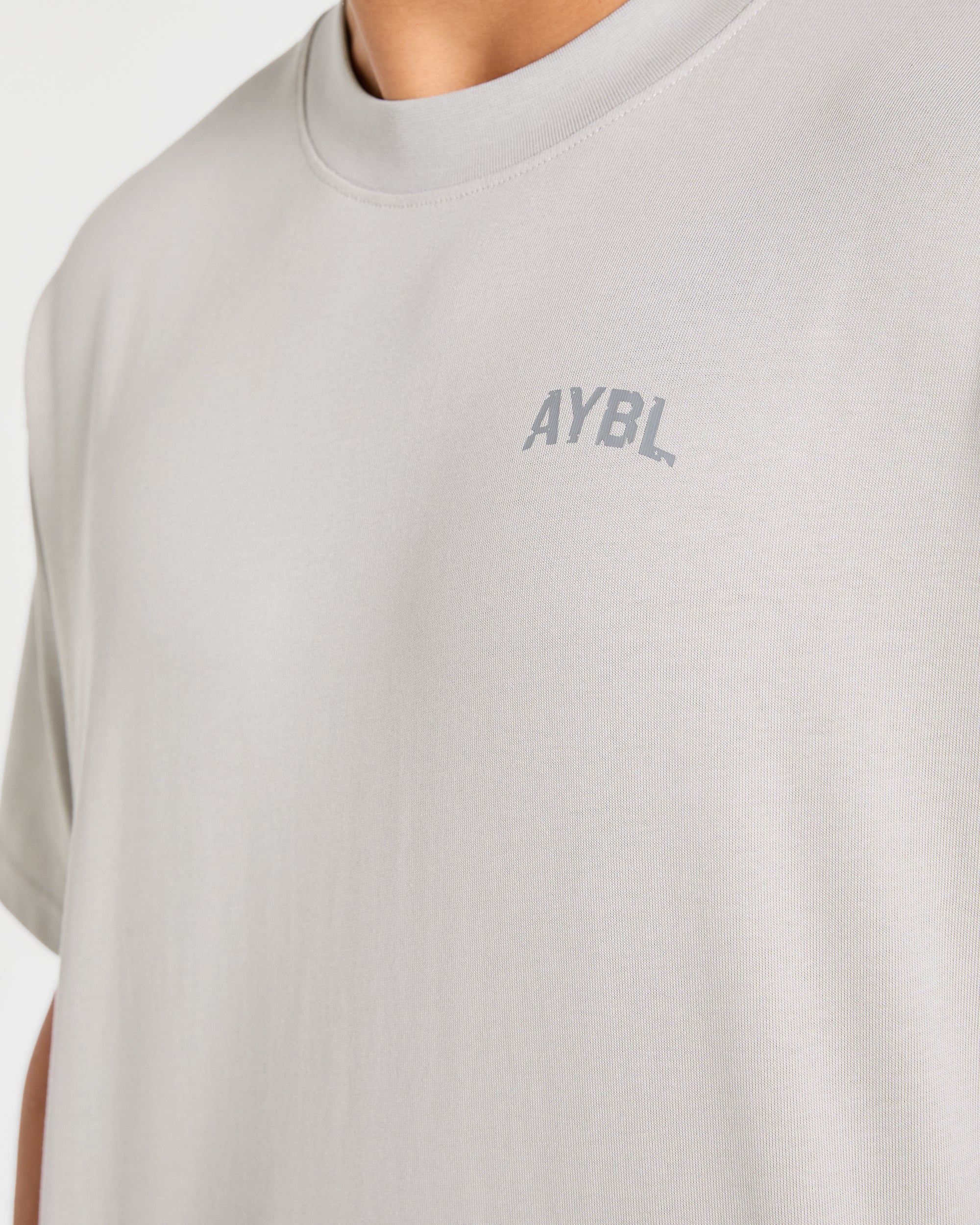 Strength Division Oversized T Shirt - Iced Gris