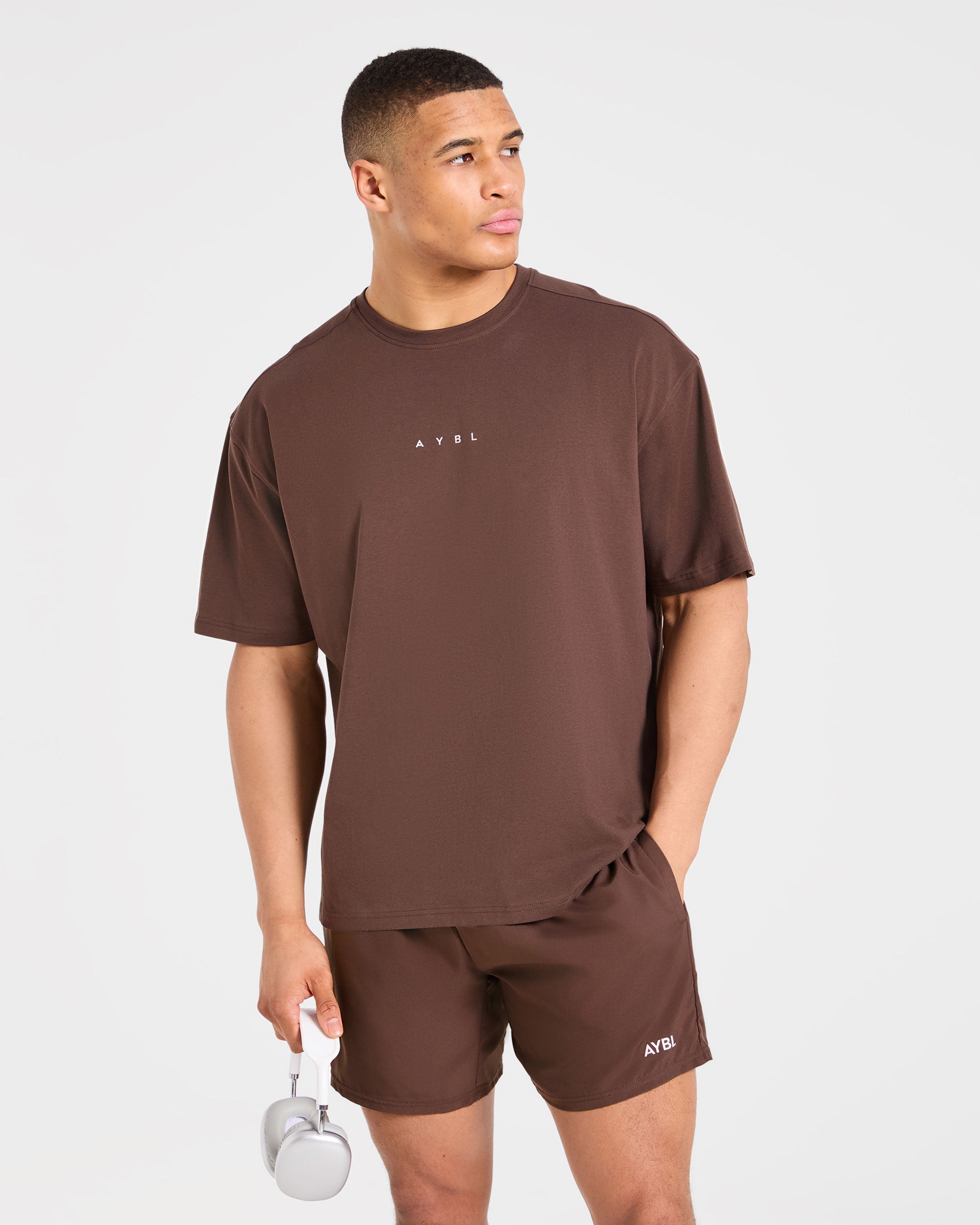 Force Oversized T Shirt - Marron
