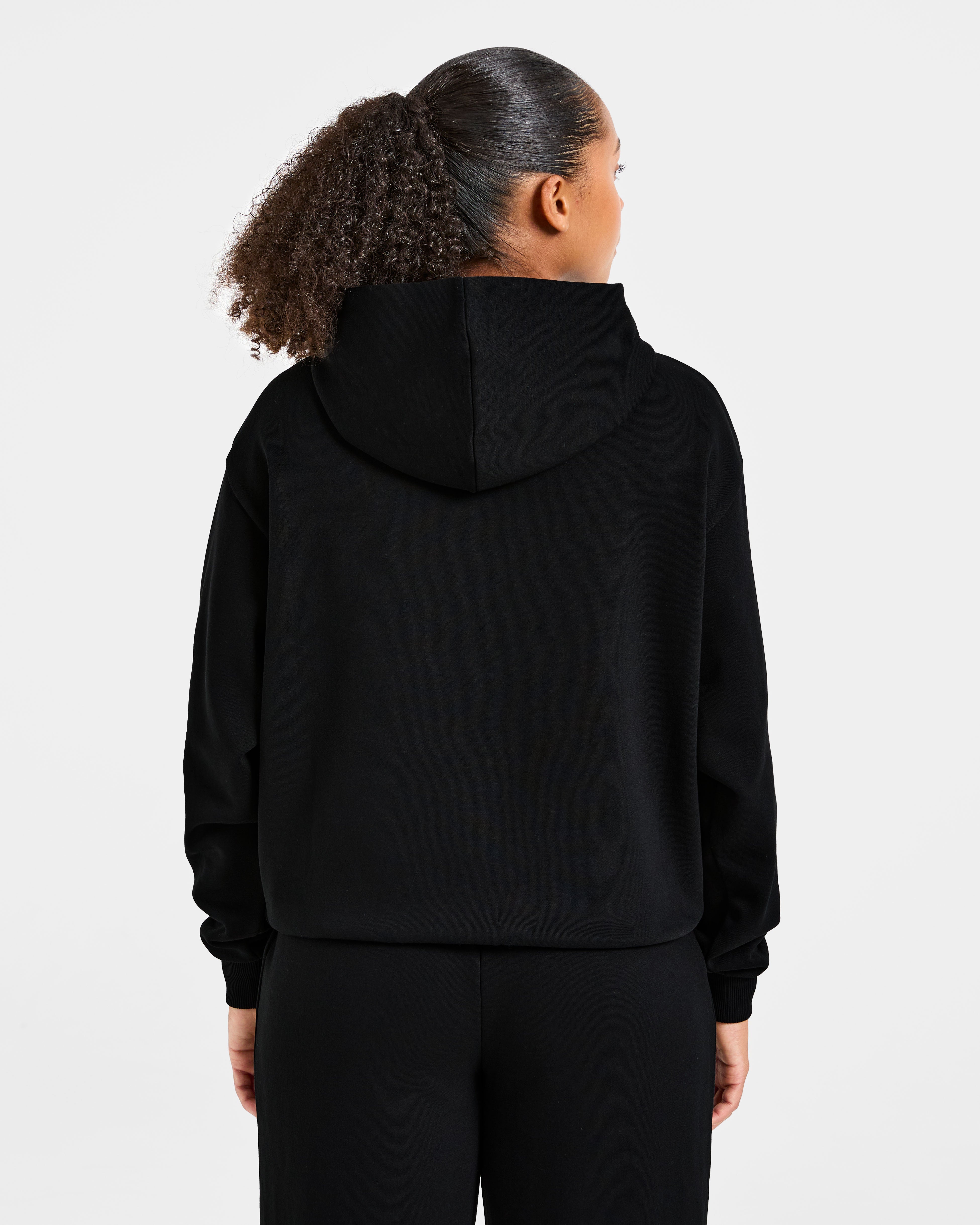 Lifestyle Oversized Hoodie - Noir