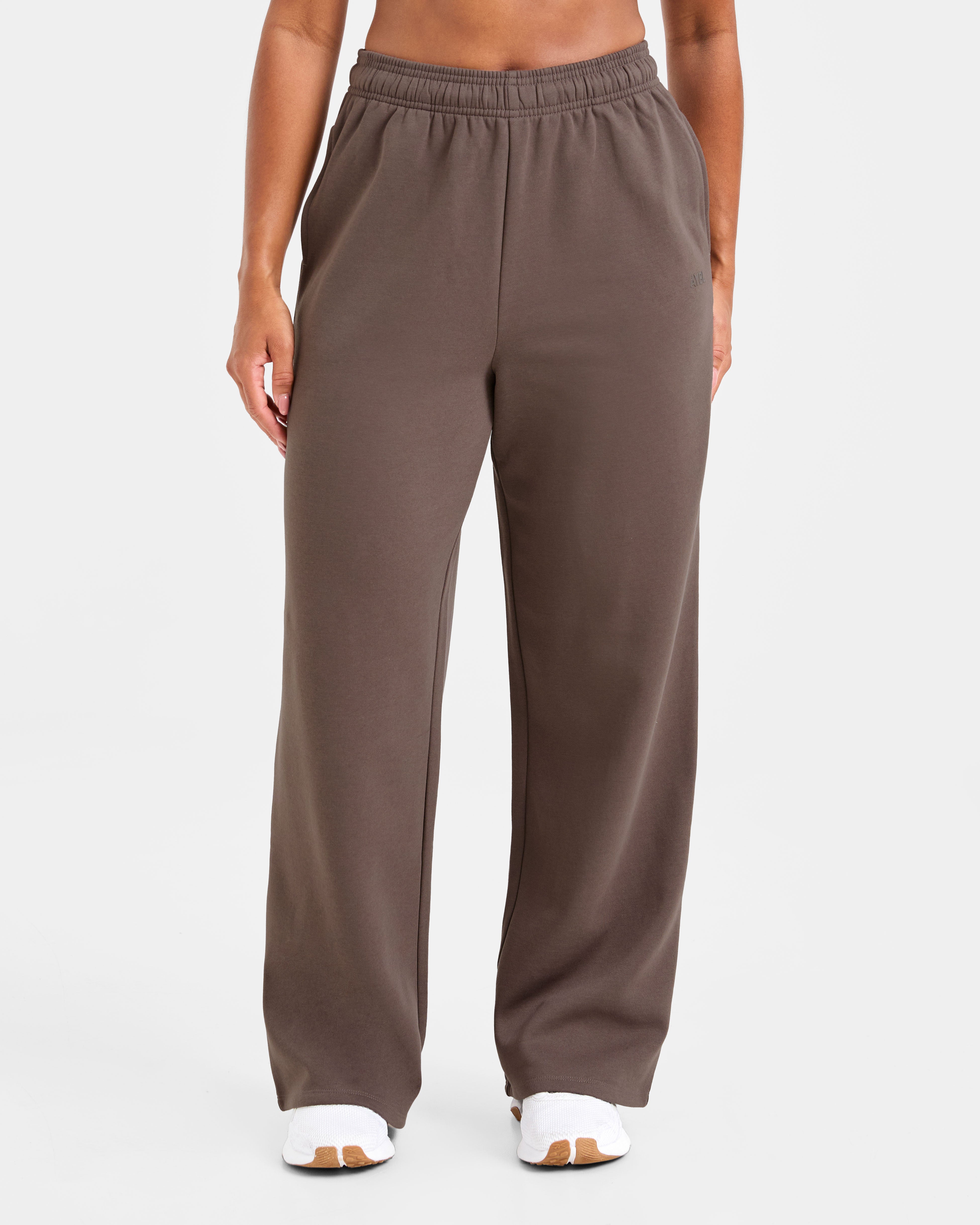 Lifestyle Oversized Straight Leg Joggers - Umber Marron
