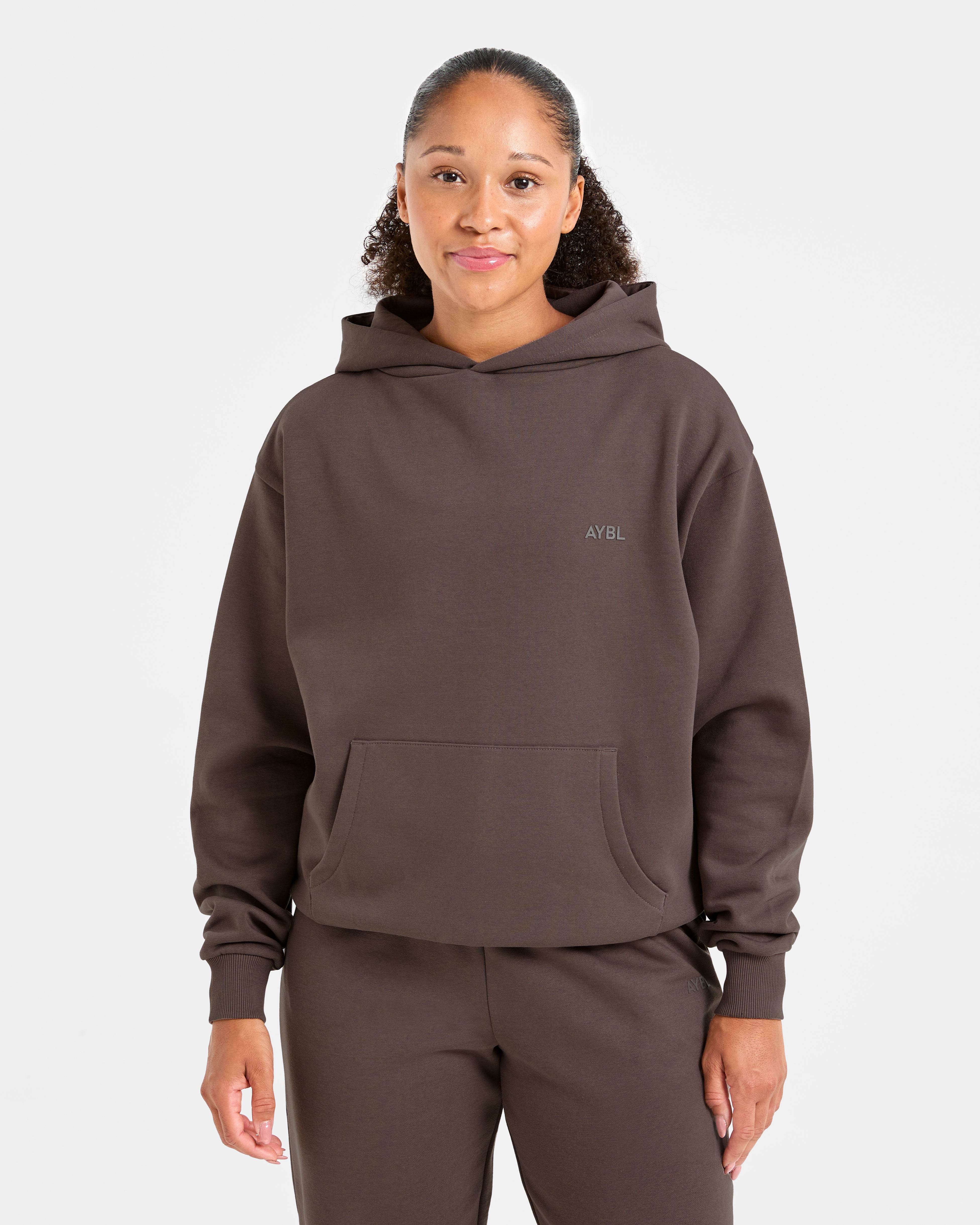 Lifestyle Oversized Hoodie - Umber Marron