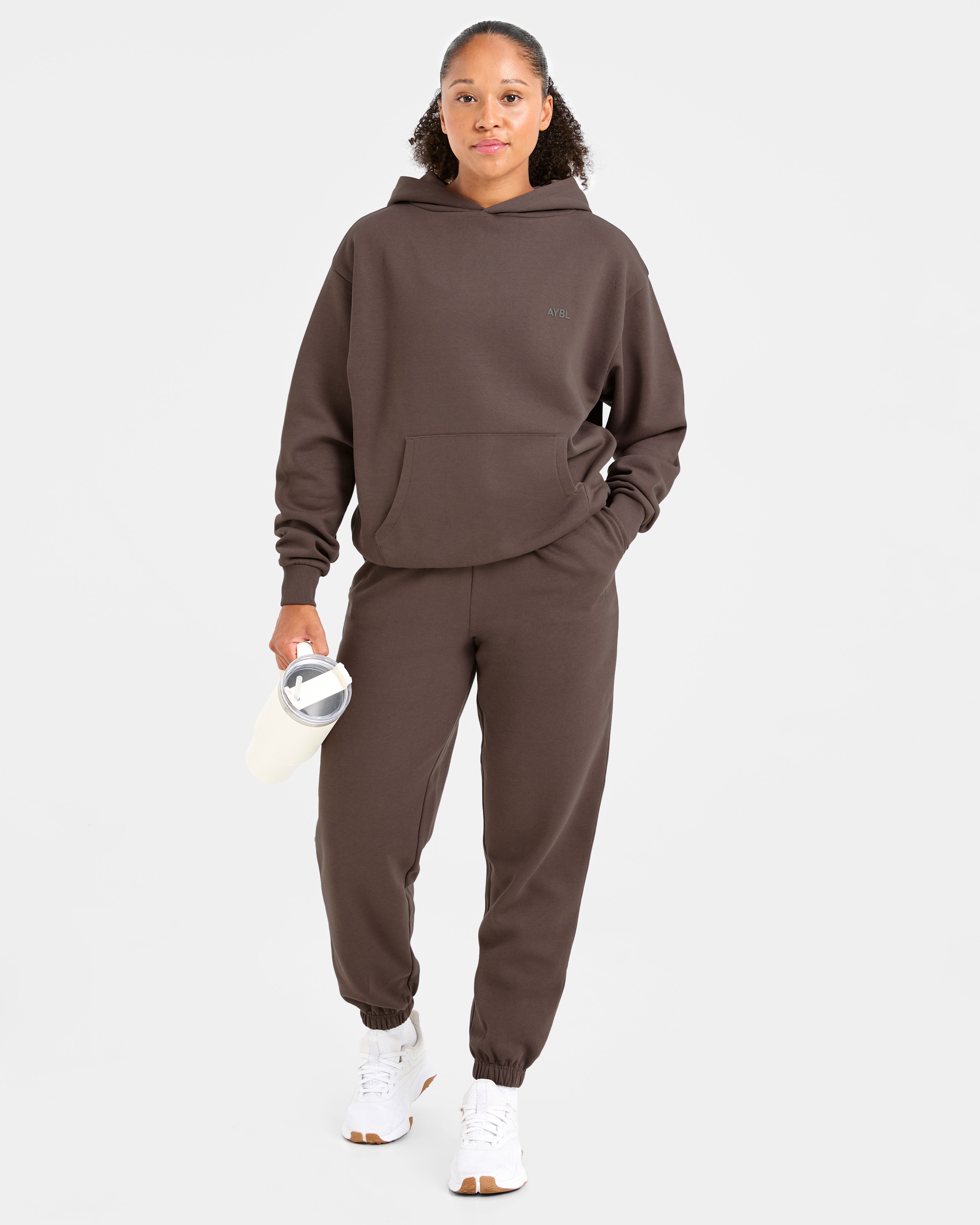 Lifestyle Oversized Joggers - Umber Marron