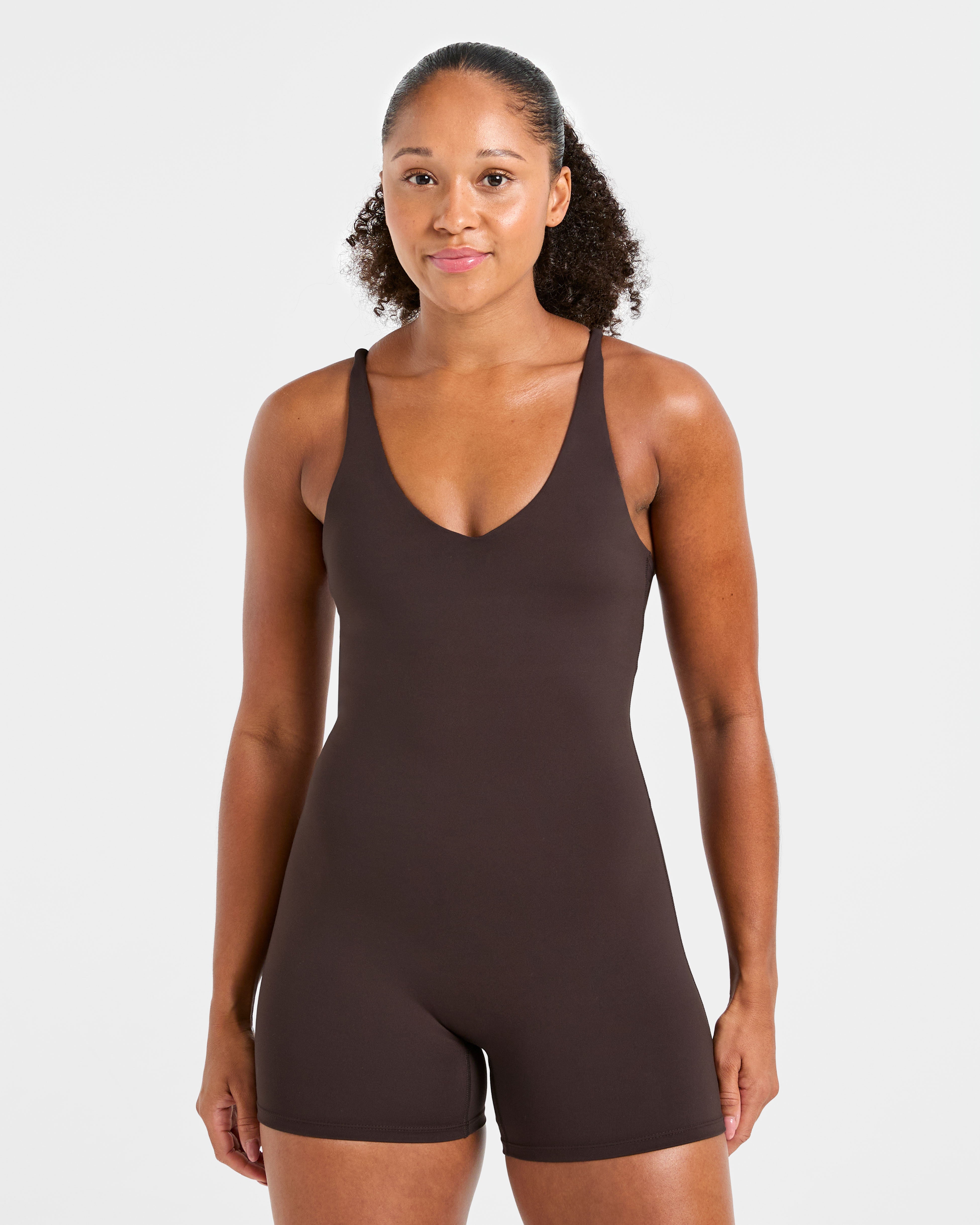 Staple Shorts All-in-One - Coffee Marron