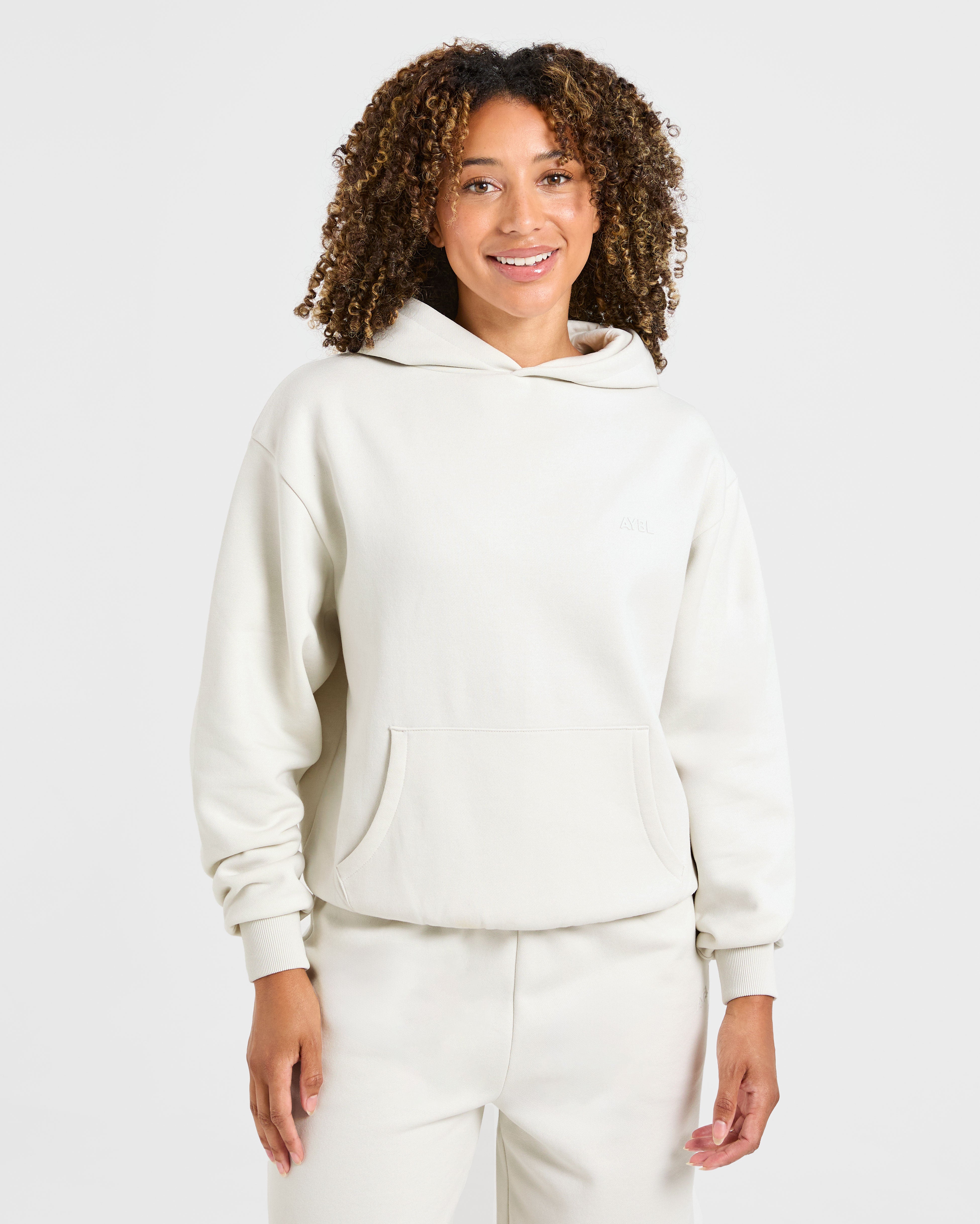 Lifestyle Oversized Hoodie - Off Blanc