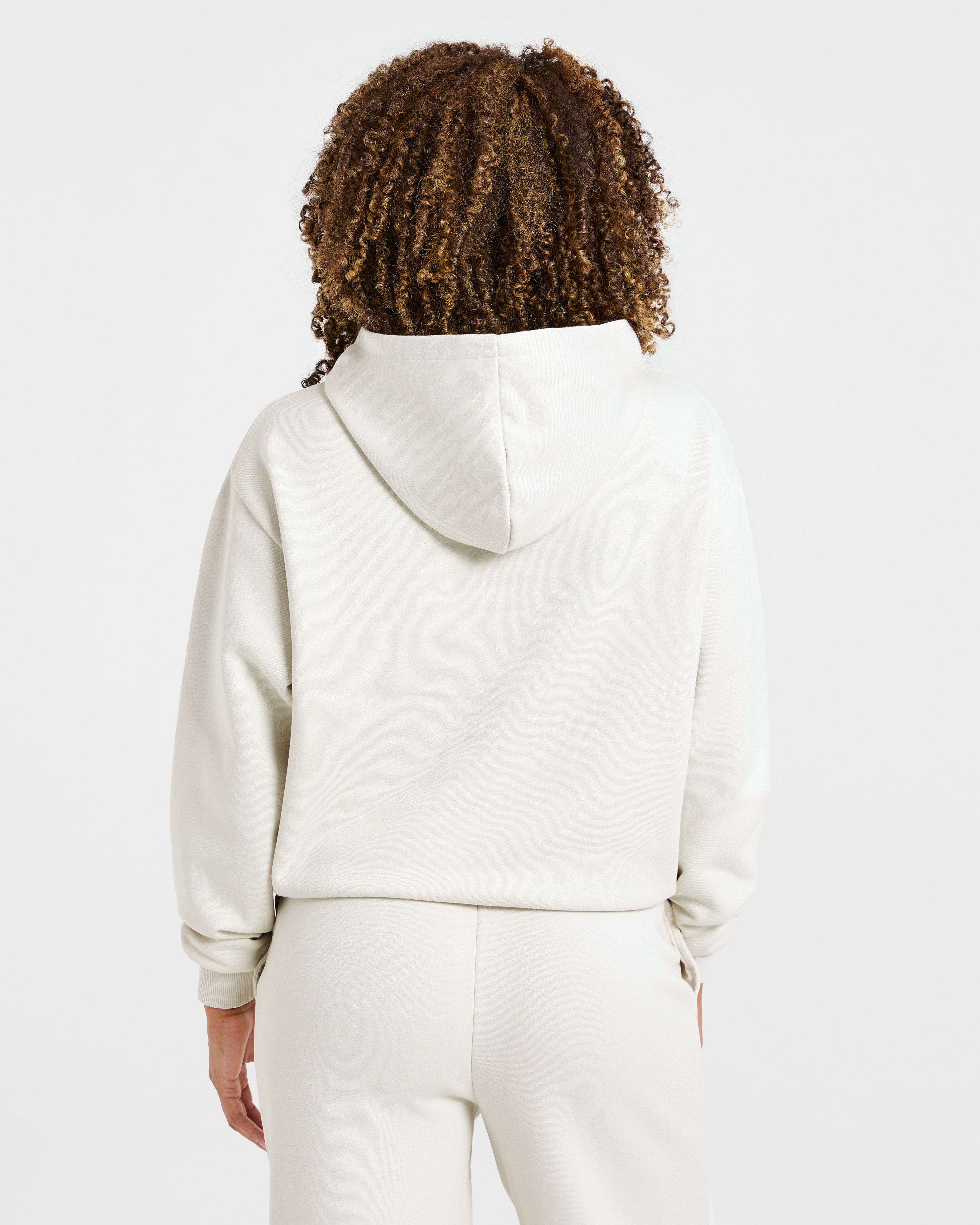 Lifestyle Oversized Hoodie - Off Blanc