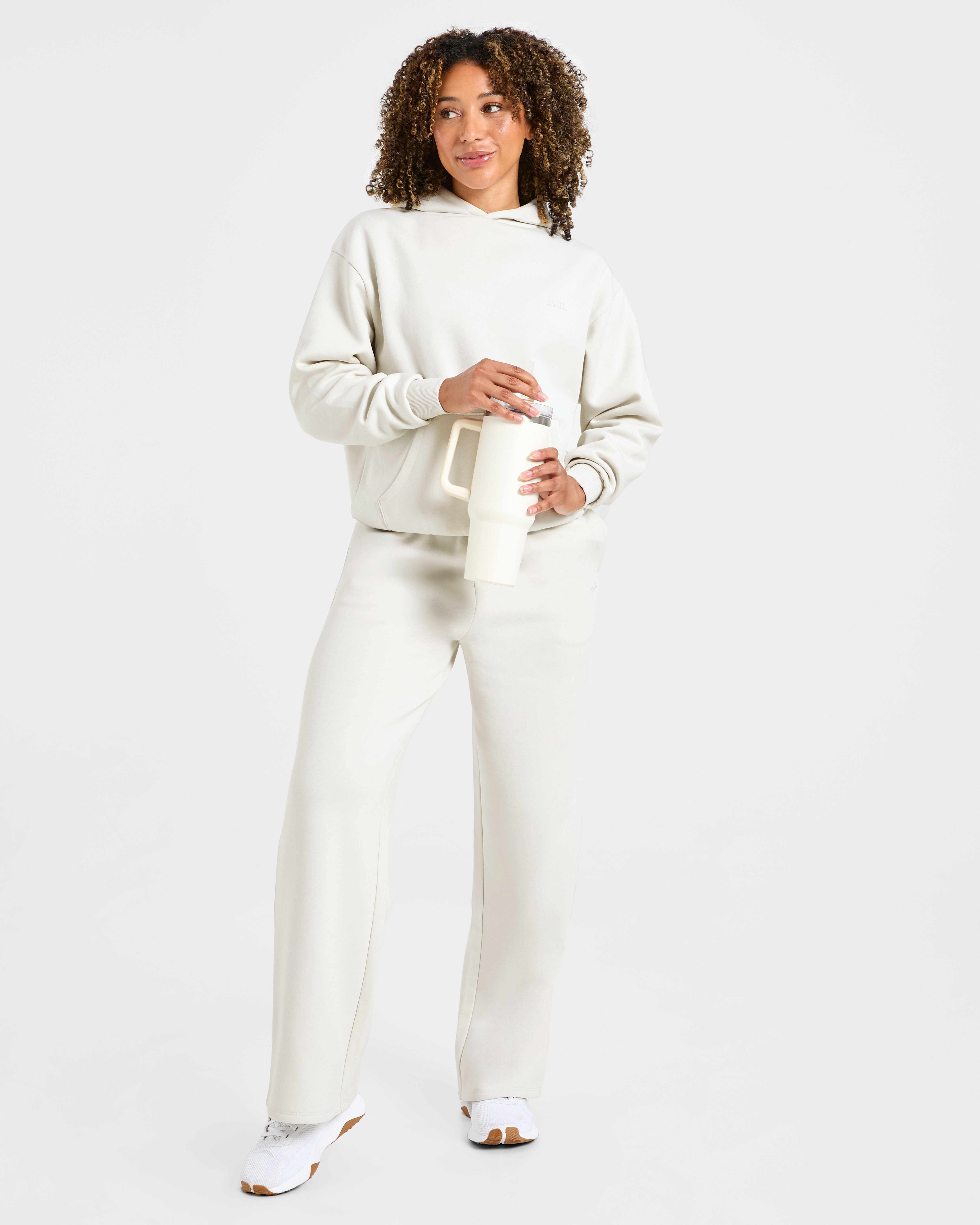 Lifestyle Oversized Hoodie - Off Blanc