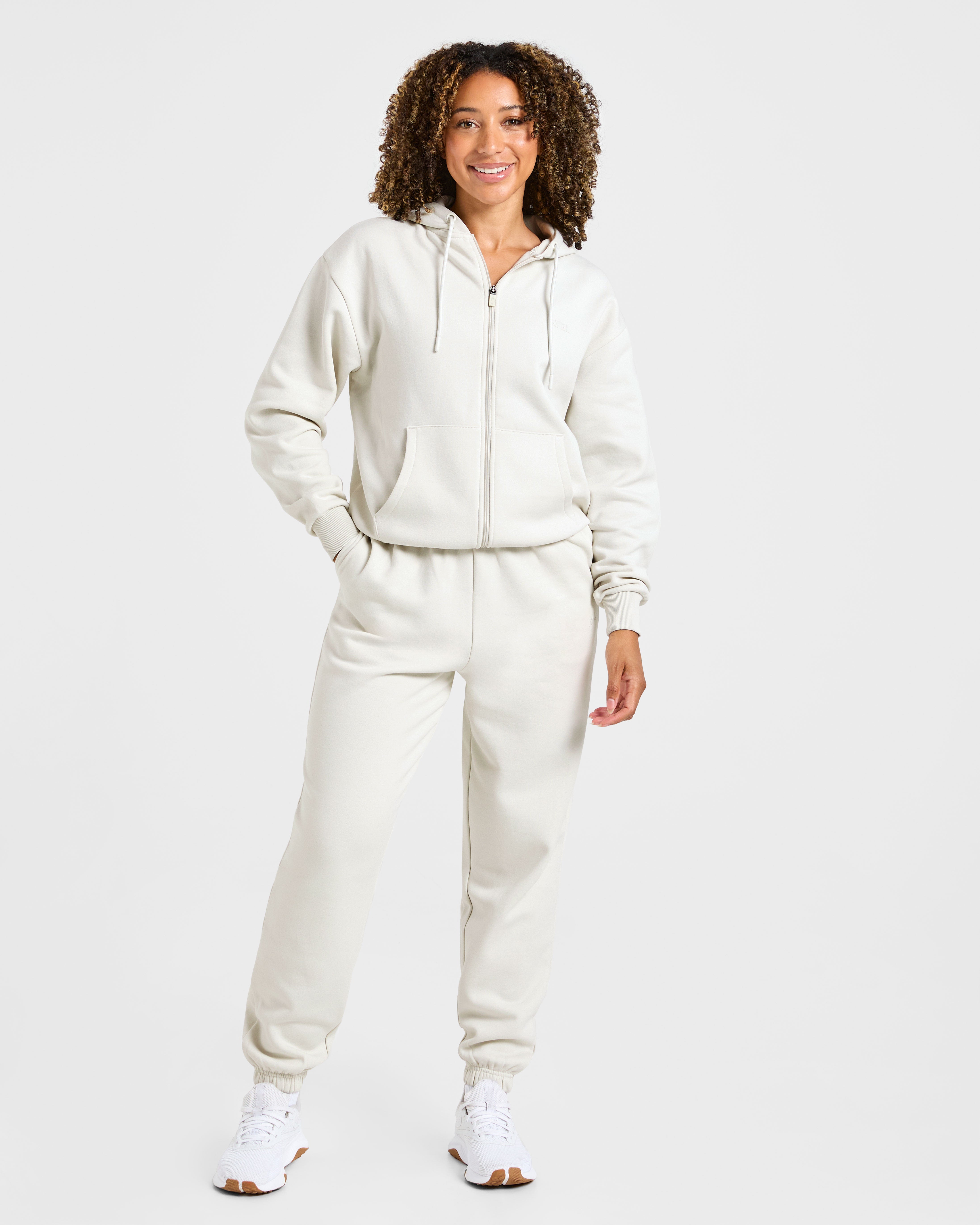 Lifestyle Oversized Joggers - Off Blanc