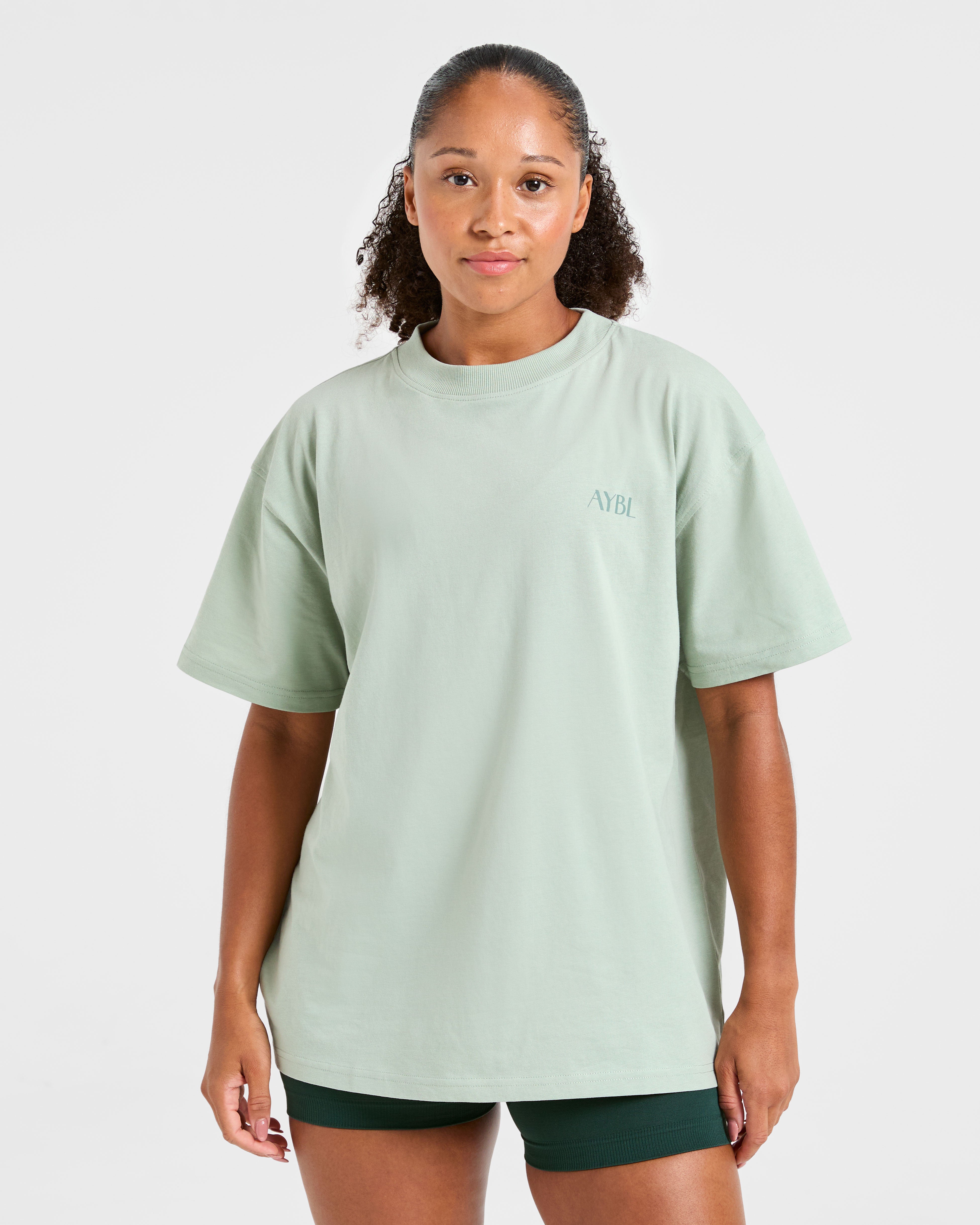 AYBL Wellness Oversized T Shirt - Vert