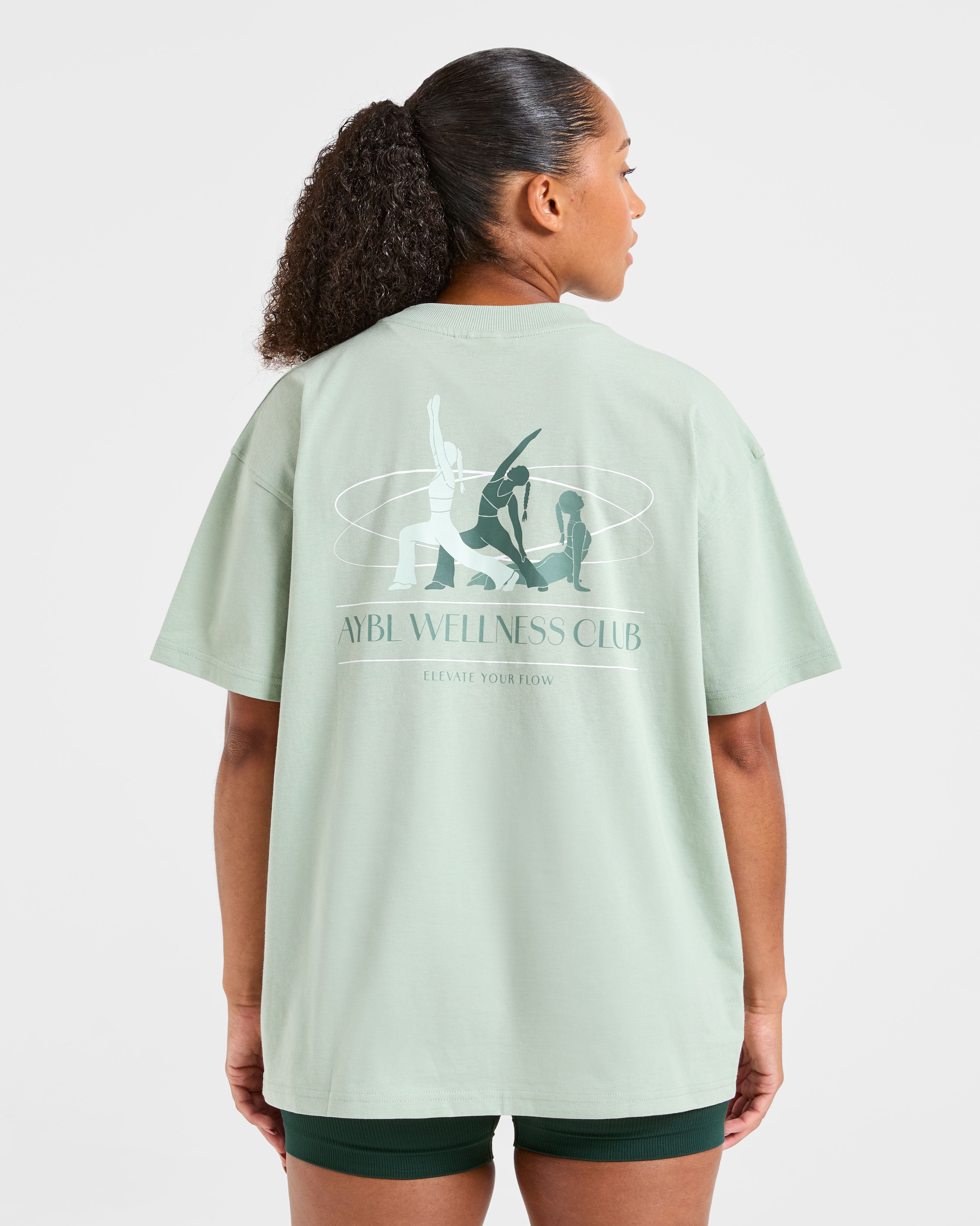 AYBL Wellness Oversized T Shirt - Vert
