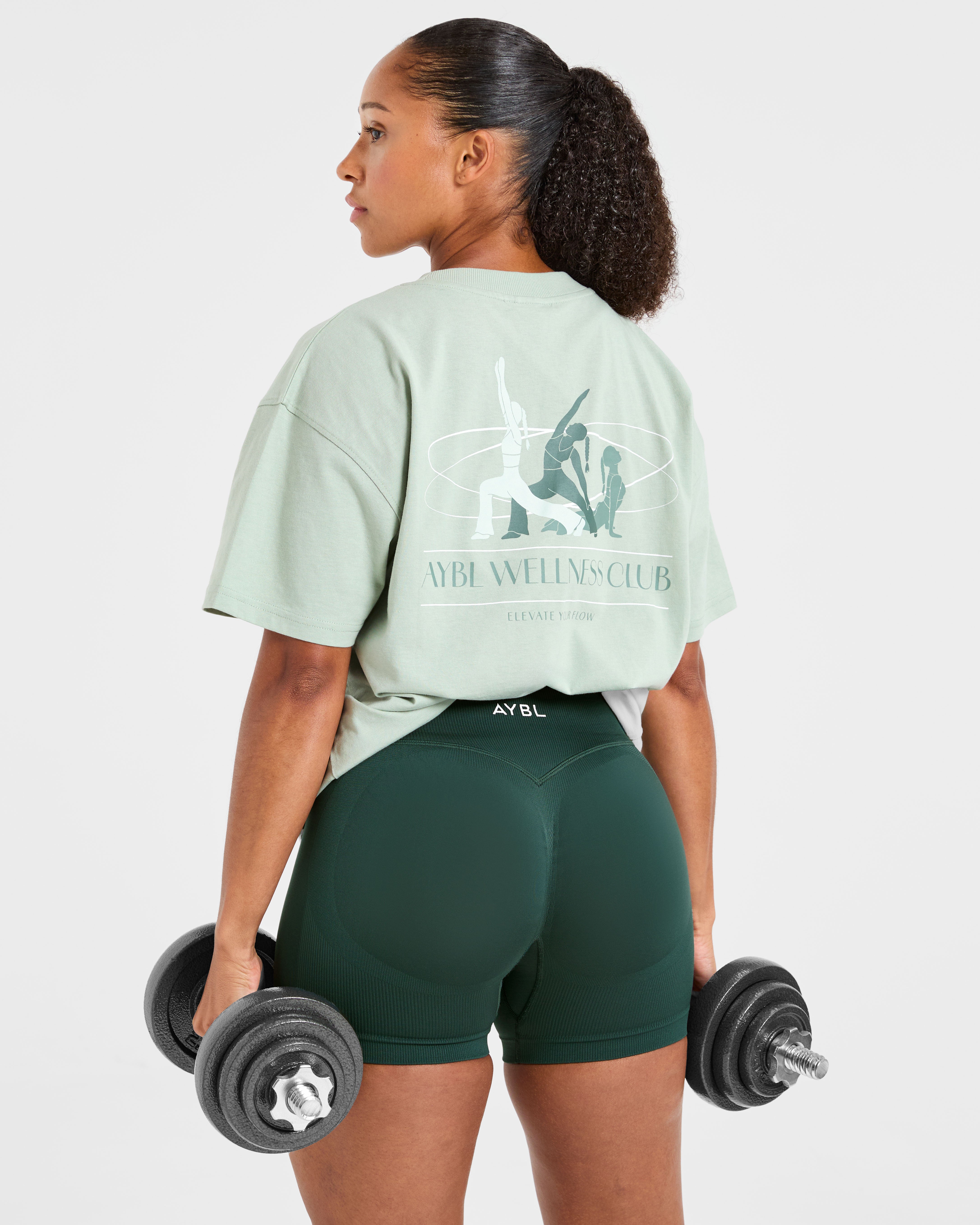 AYBL Wellness Oversized T Shirt - Vert