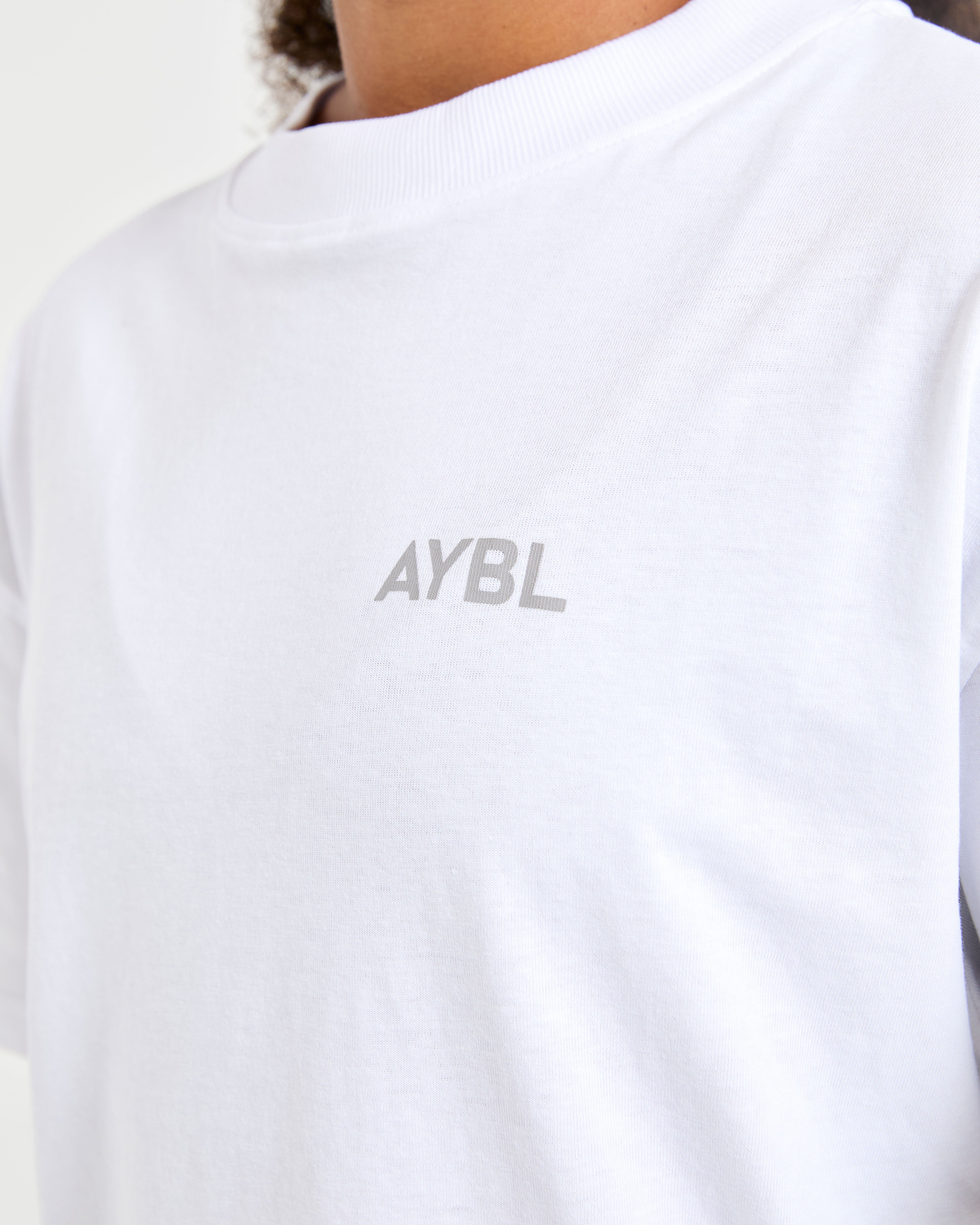 Lift Graphic Oversized T Shirt - Blanc