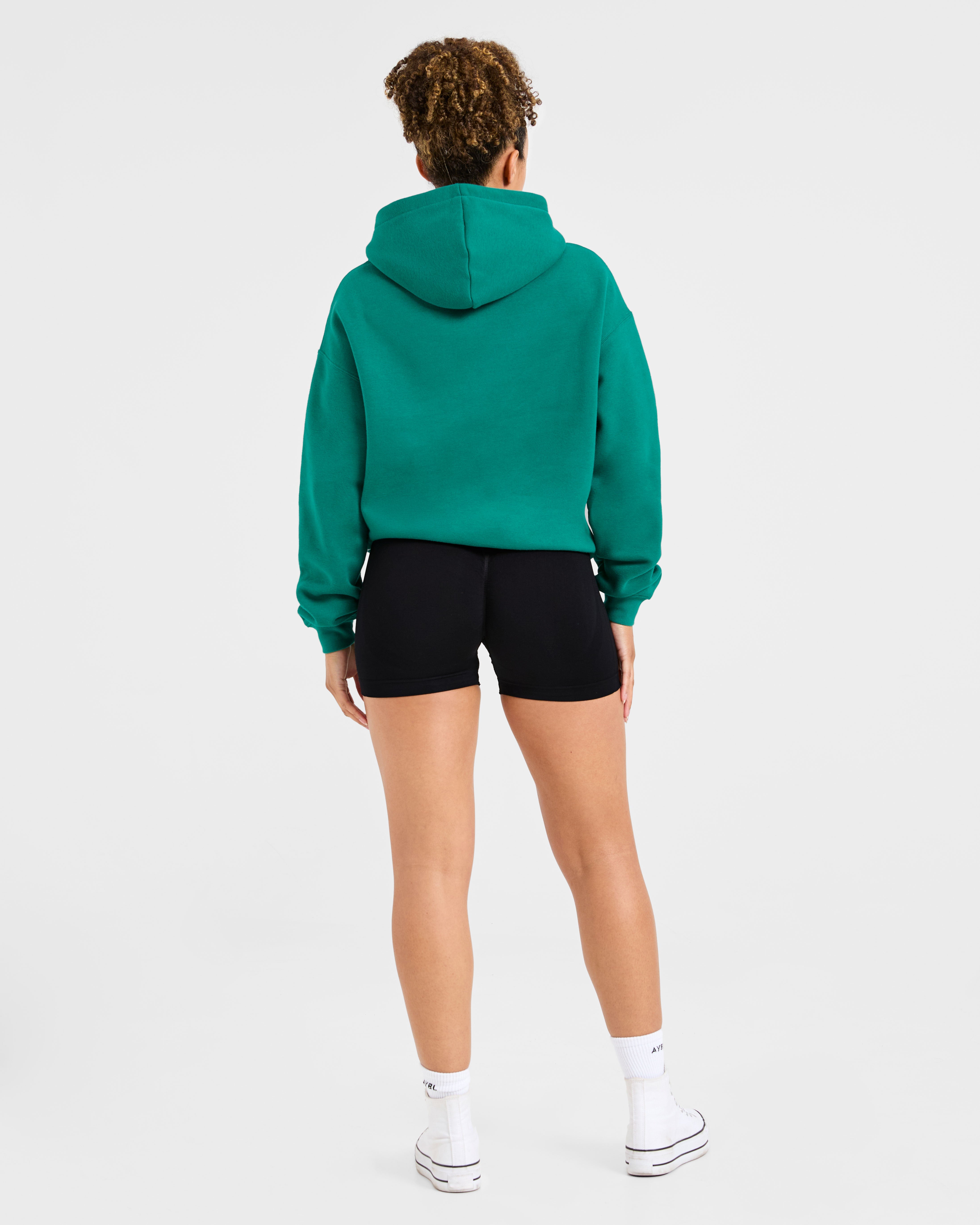 Script Embroidered Oversized Hoodie - Sports Vert