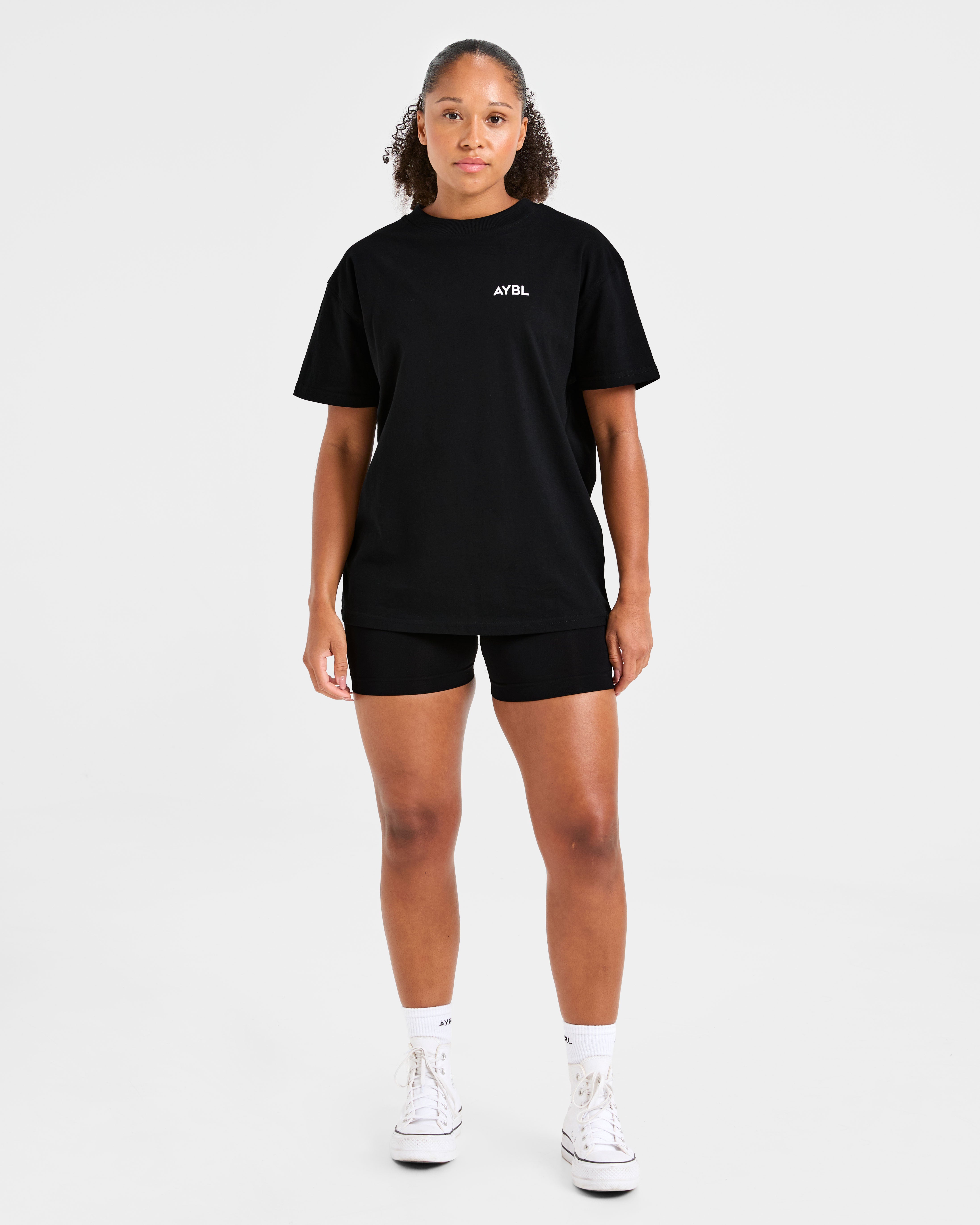 Lift Graphic Oversized T Shirt - Noir