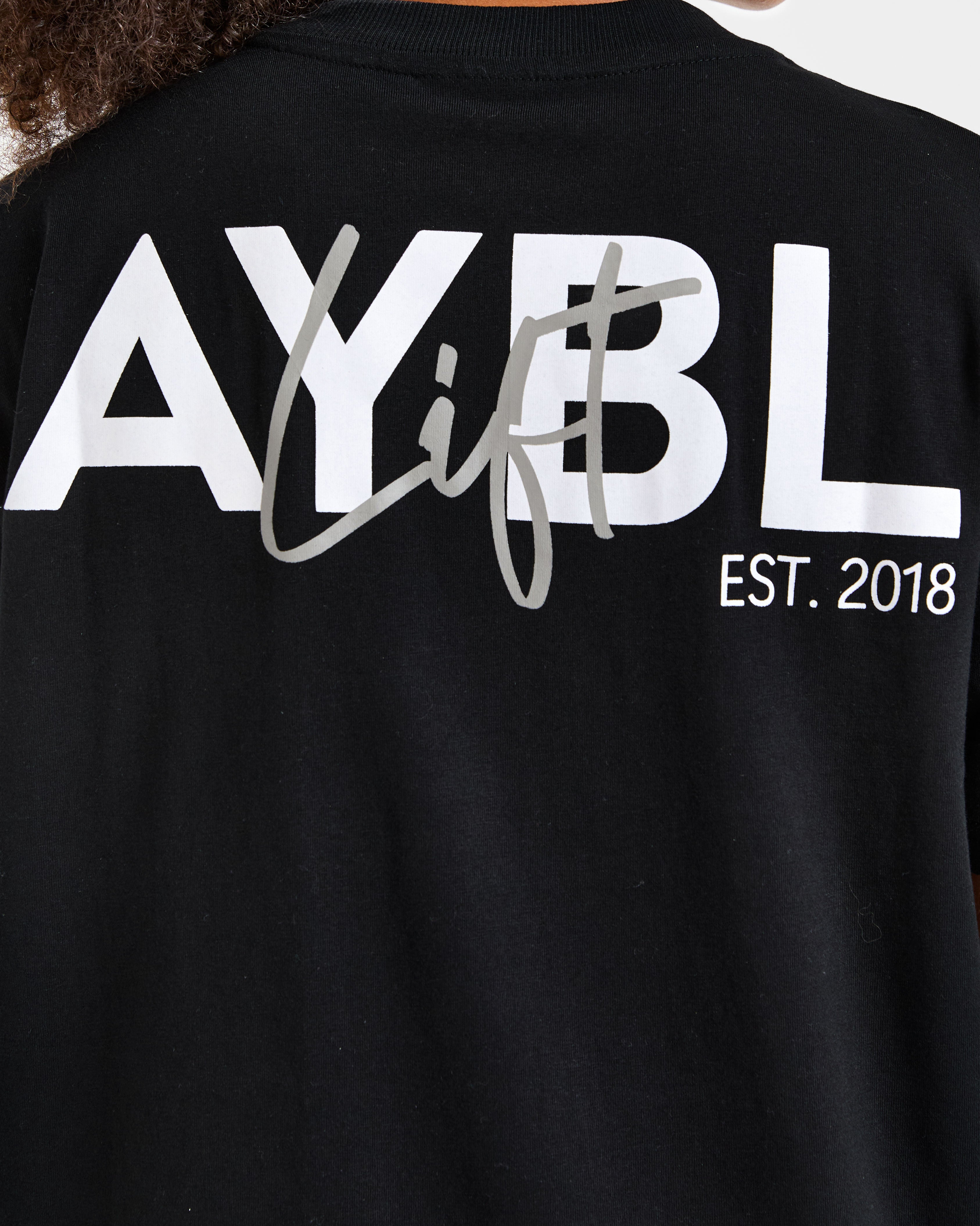 Lift Graphic Oversized T Shirt - Noir