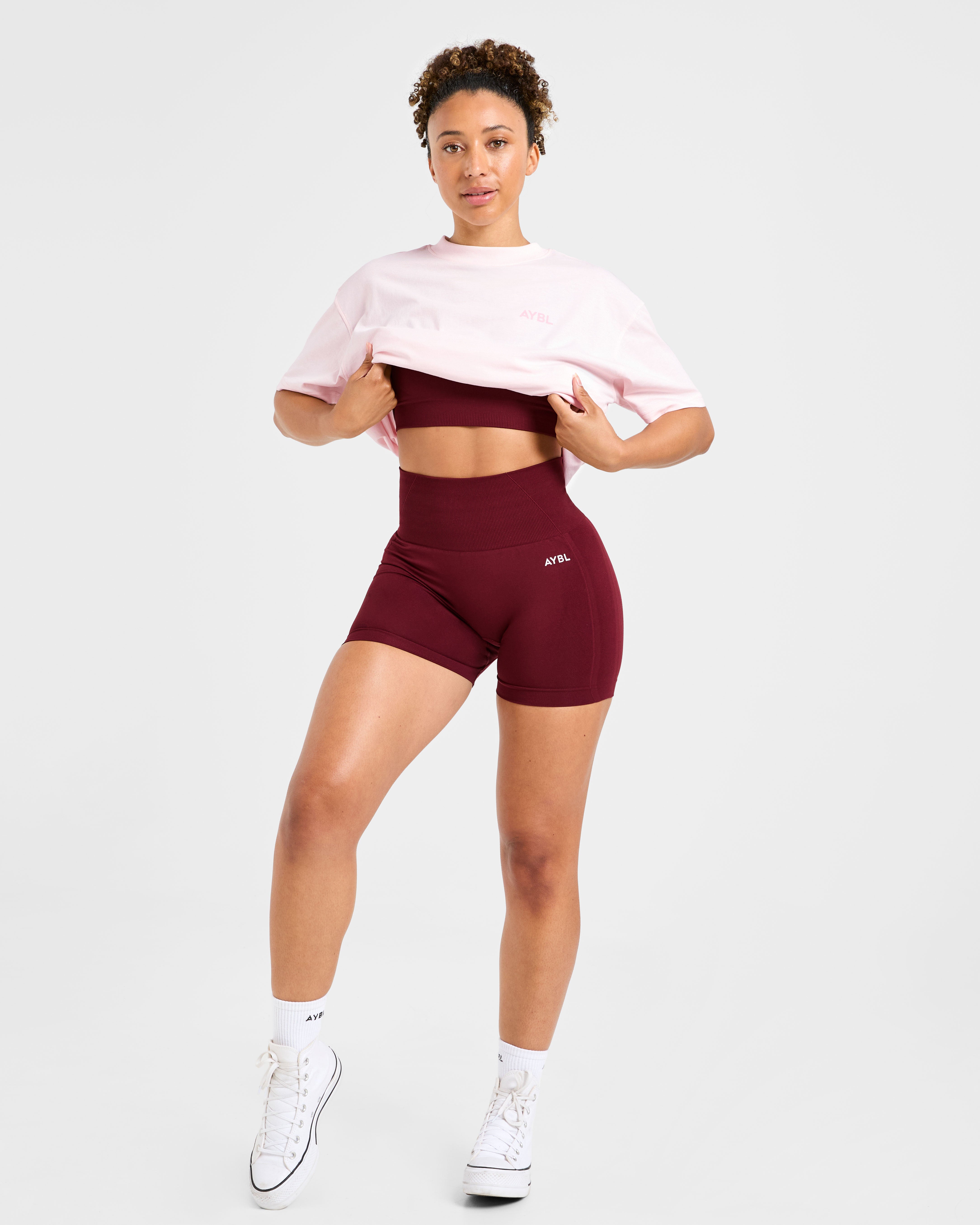 Lift Graphic Oversized T Shirt - Baby Rose