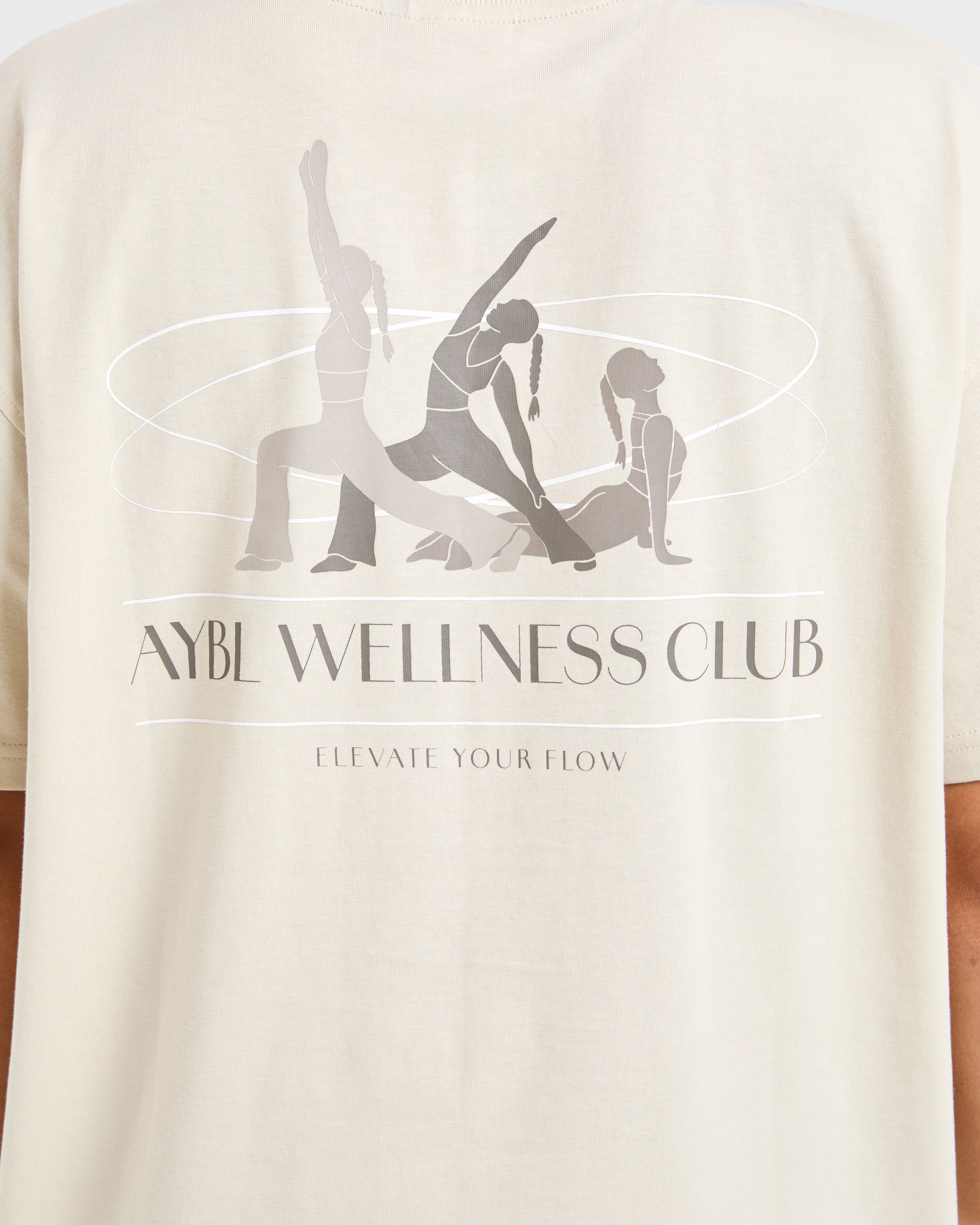 AYBL Wellness Oversized T Shirt - Beige