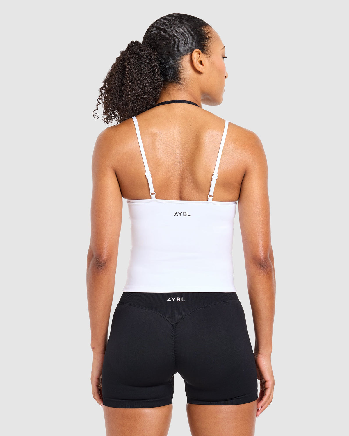 Double Layered Tank Top - Blanc/Noir