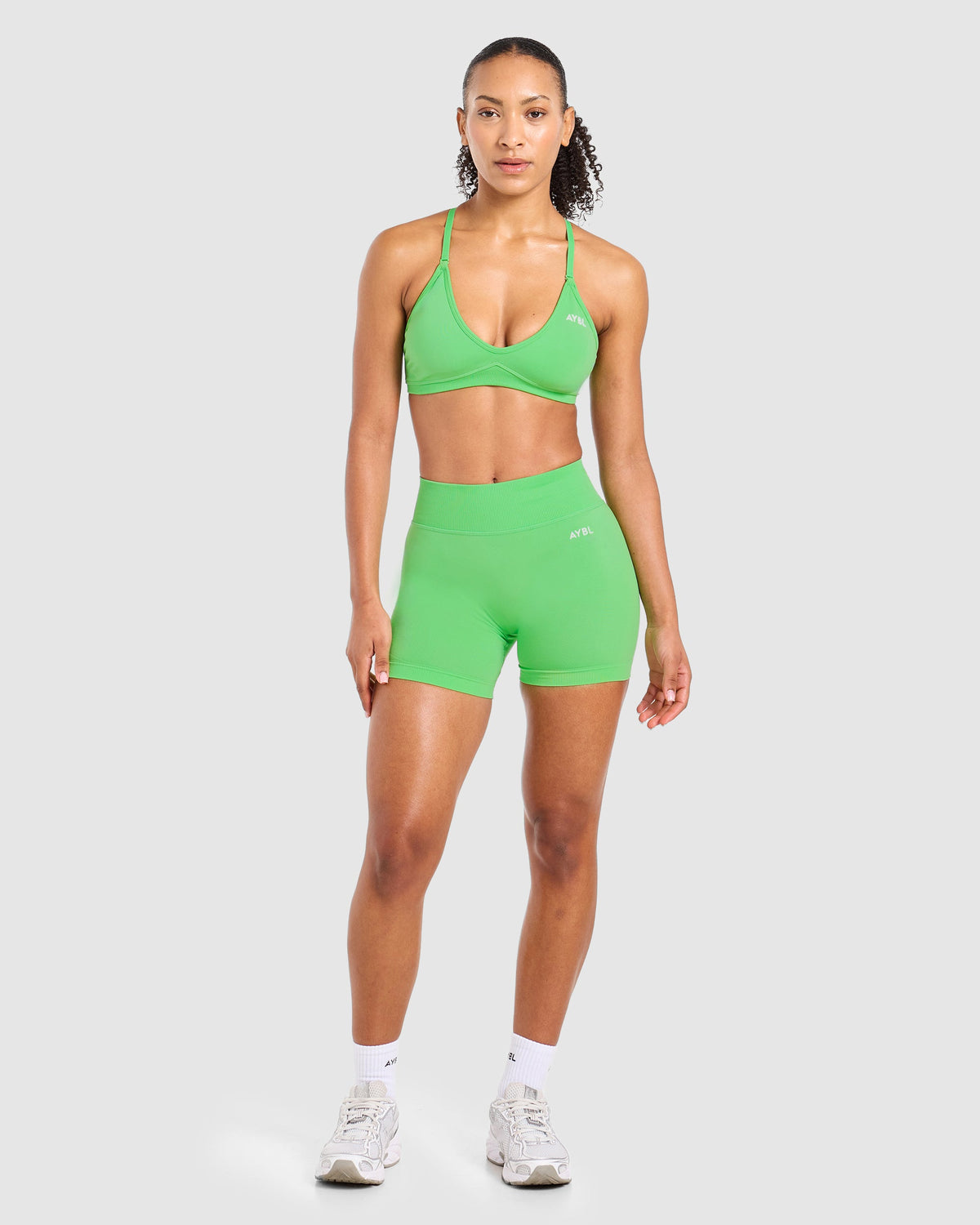 Adapt Seamless Strappy Sports Bra - Bright Vert