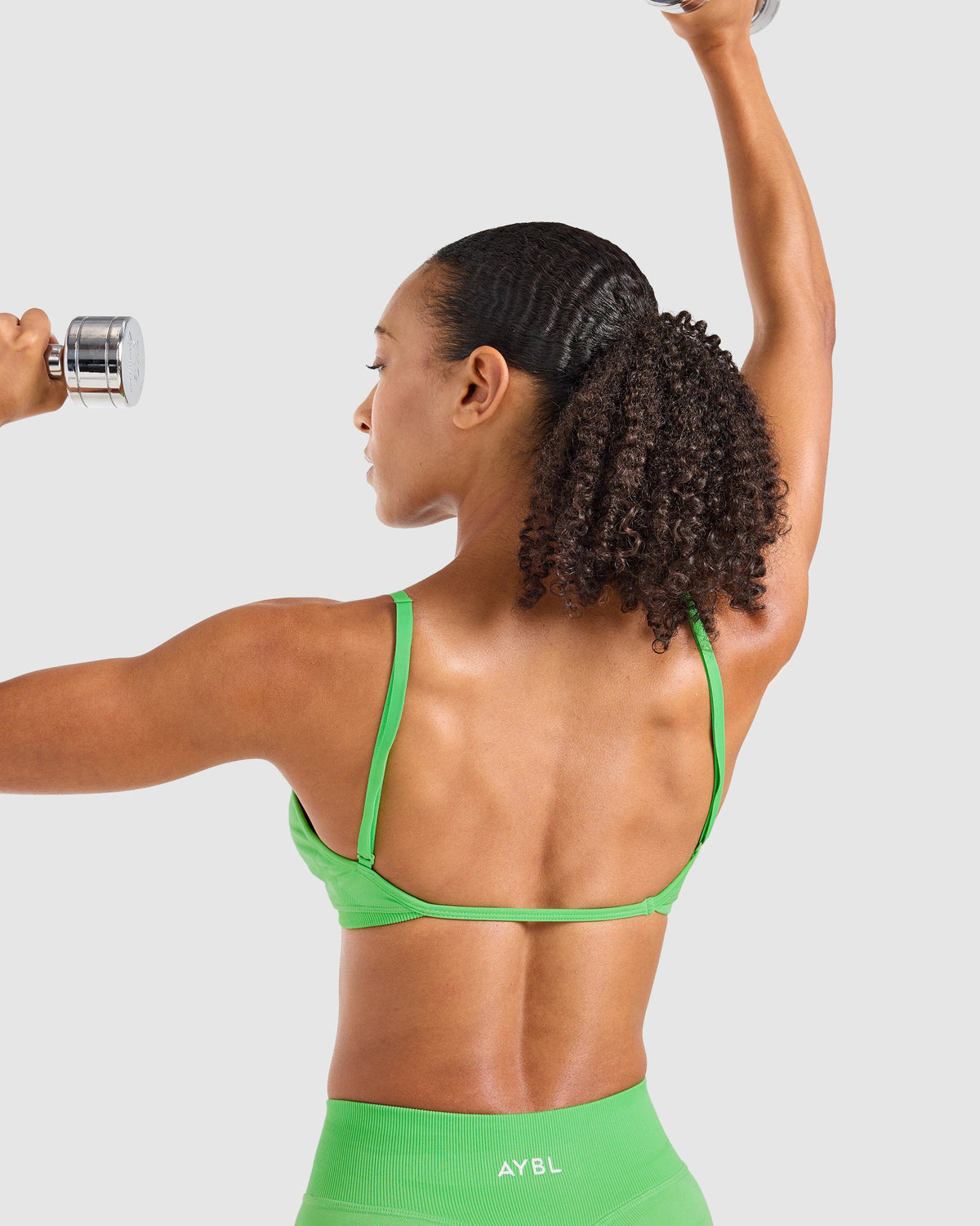 Adapt Seamless Strappy Sports Bra - Bright Vert